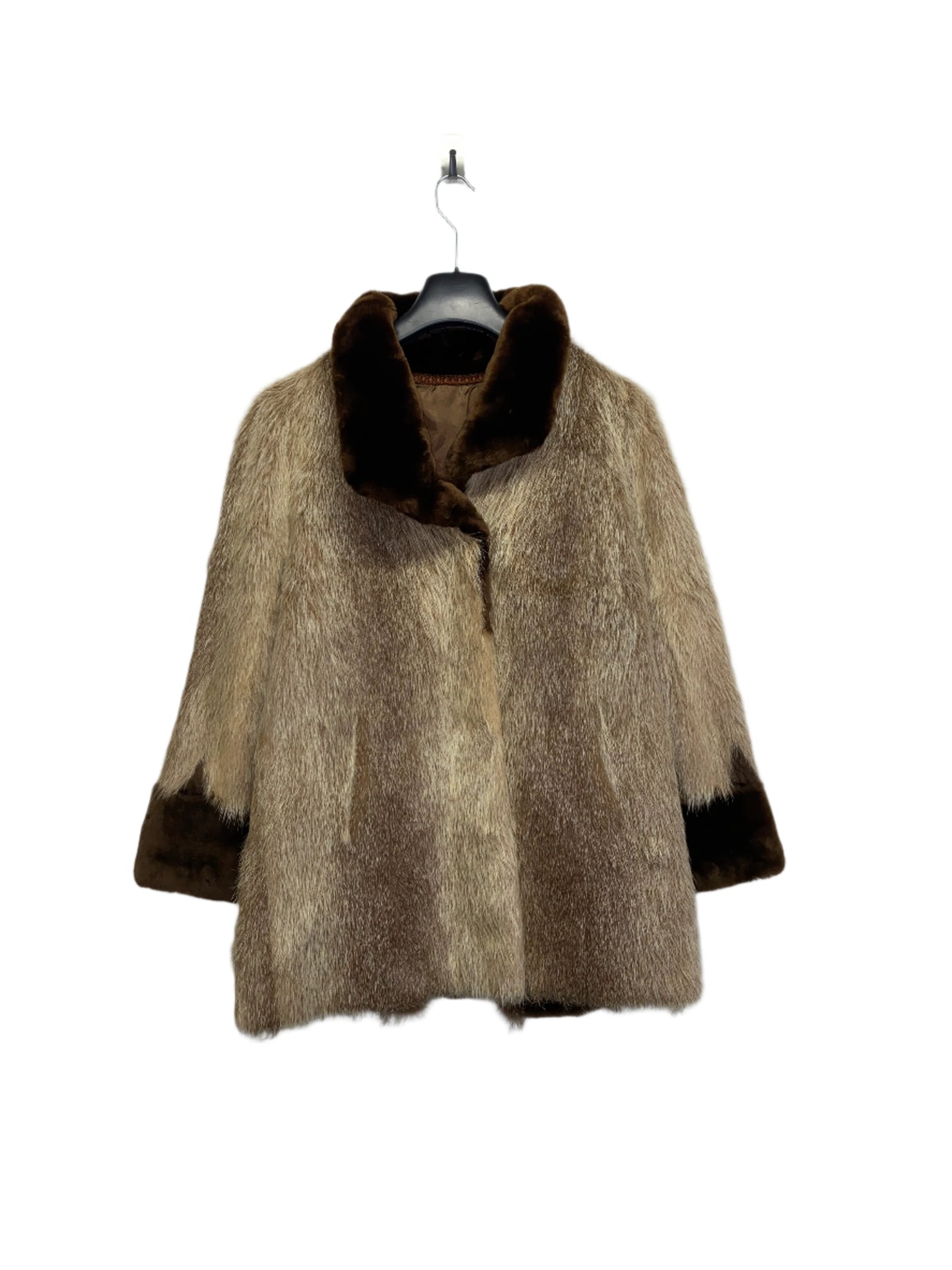 VINTAGE real fur coat (ONE SIZE)