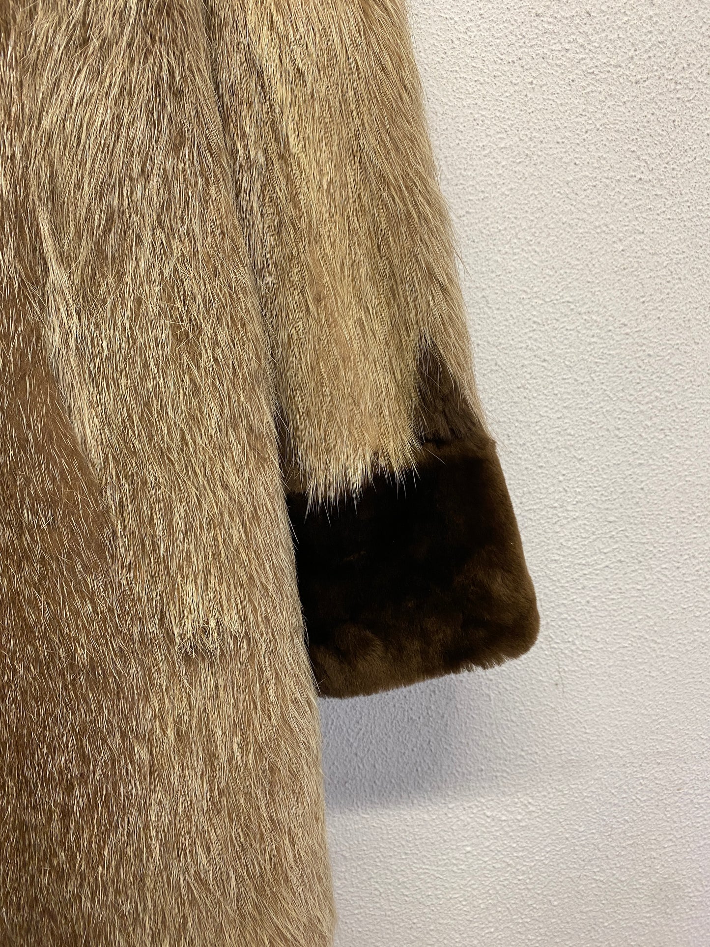 VINTAGE real fur coat (ONE SIZE)