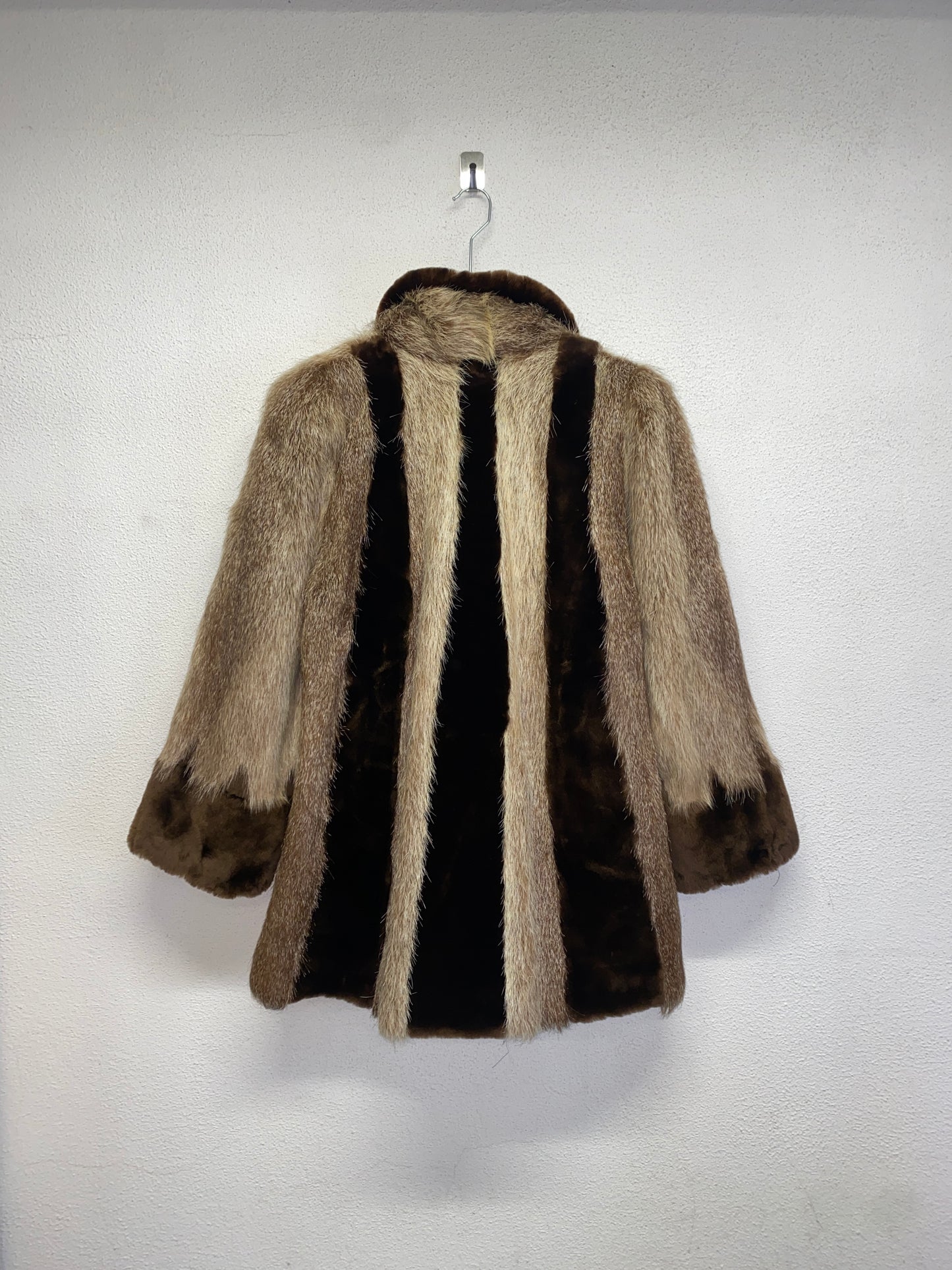 VINTAGE real fur coat (ONE SIZE)