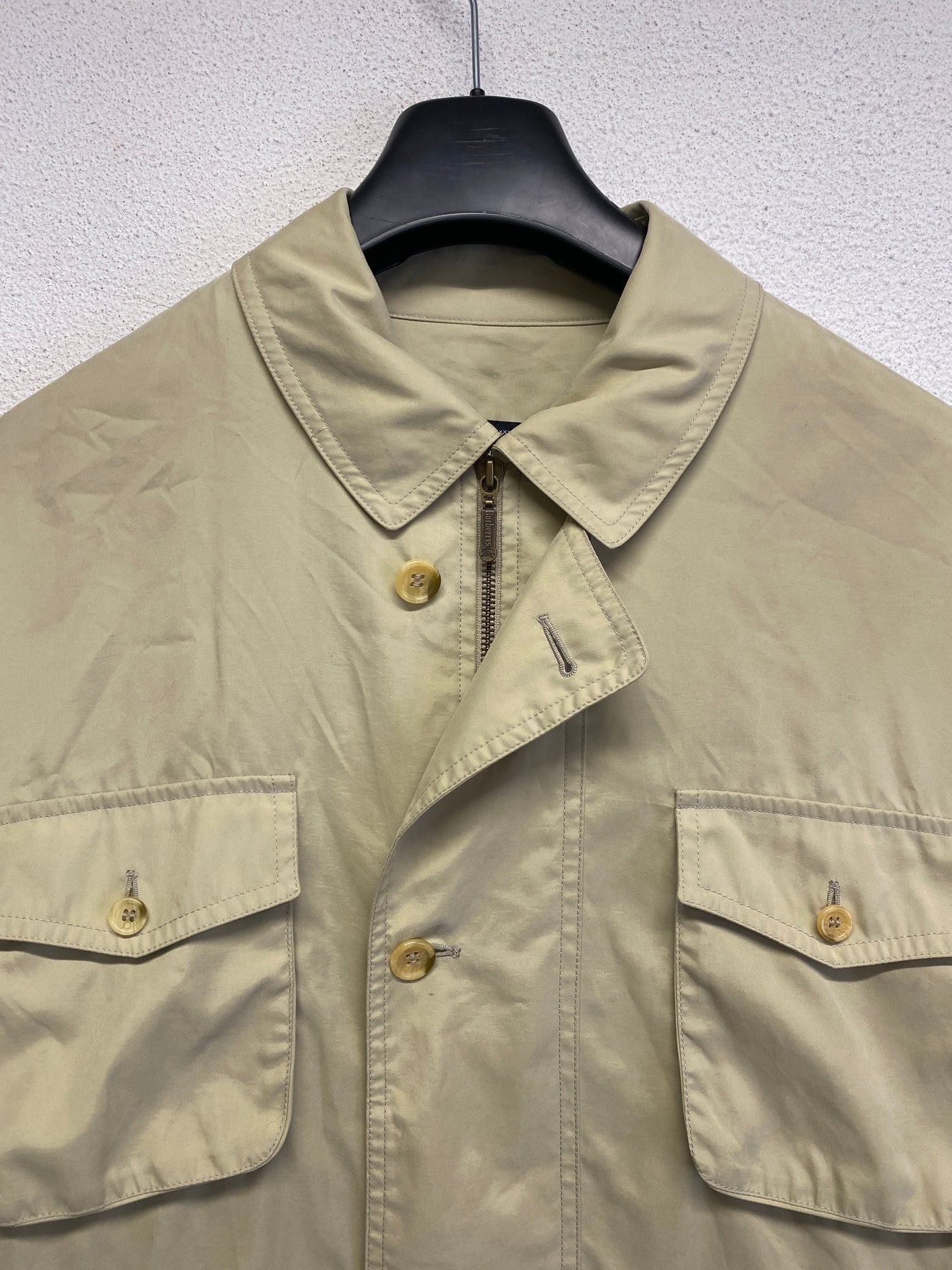 BURBERRY beige parka (L)