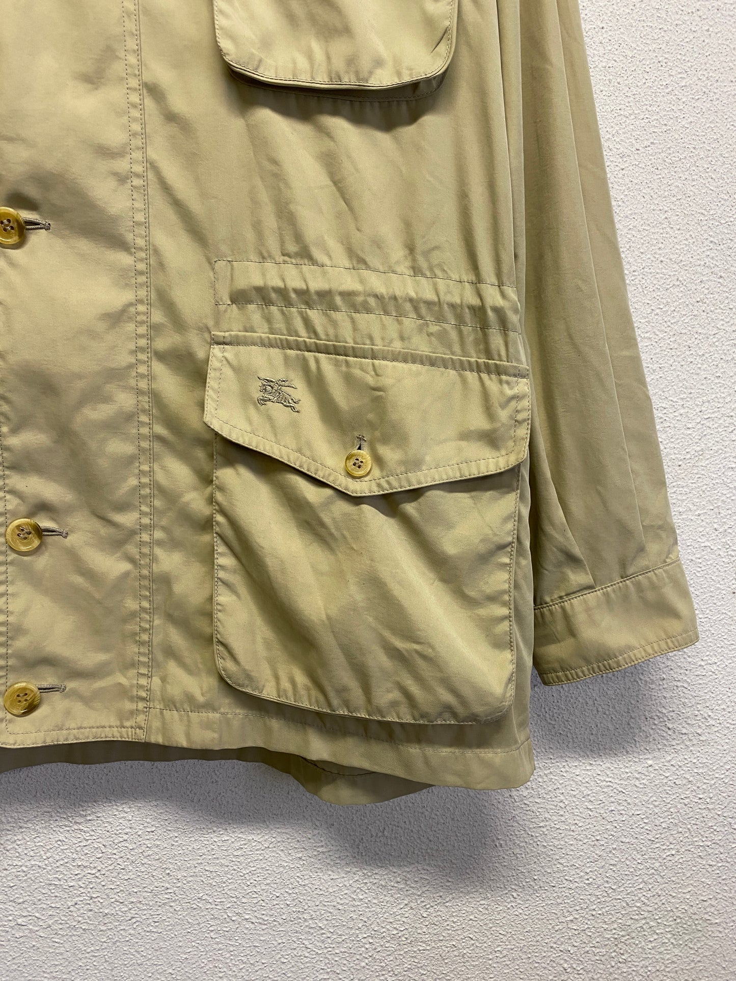 BURBERRY beige parka (L)