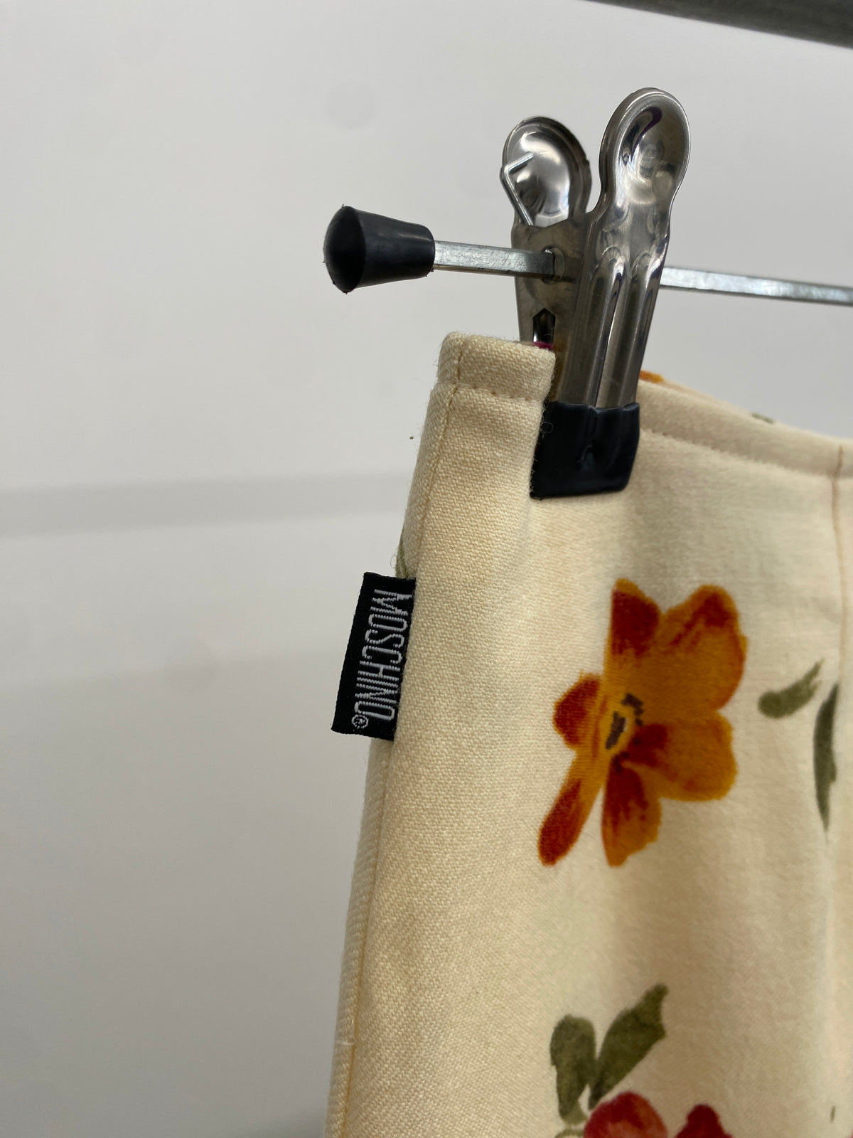 Moschino floral pattern wool skirt (M)