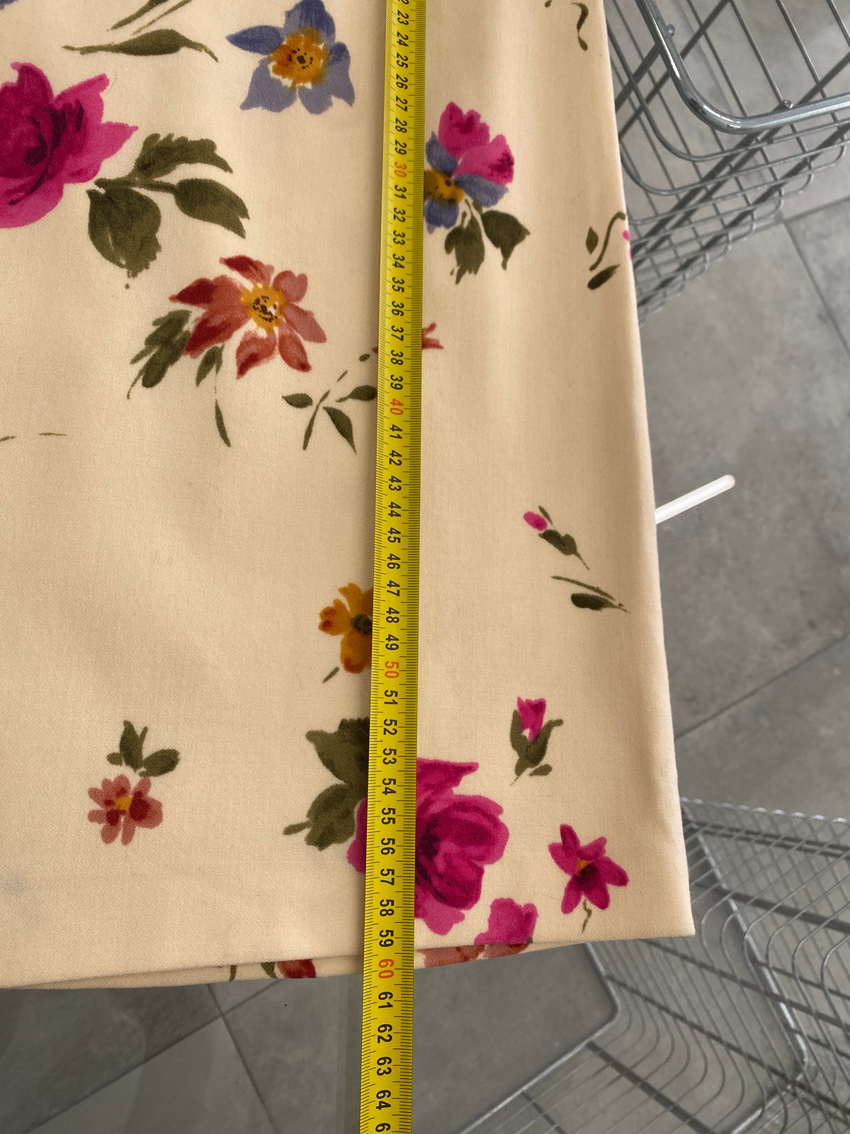 Moschino floral pattern wool skirt (M)