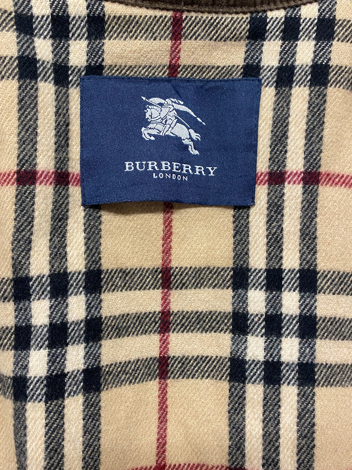 BURBERRY brown nylon coat (XXL)