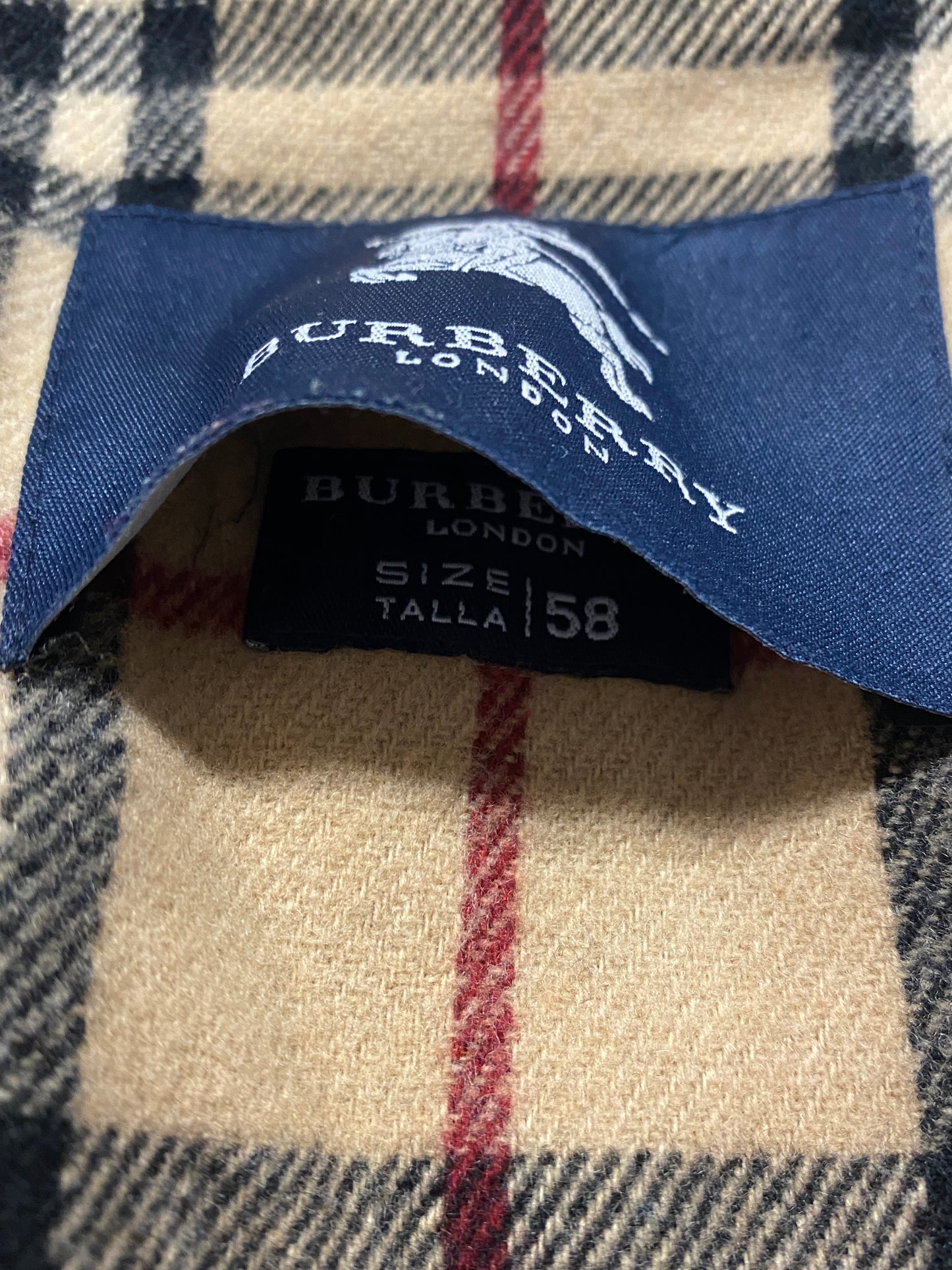 BURBERRY brown nylon coat (XXL)