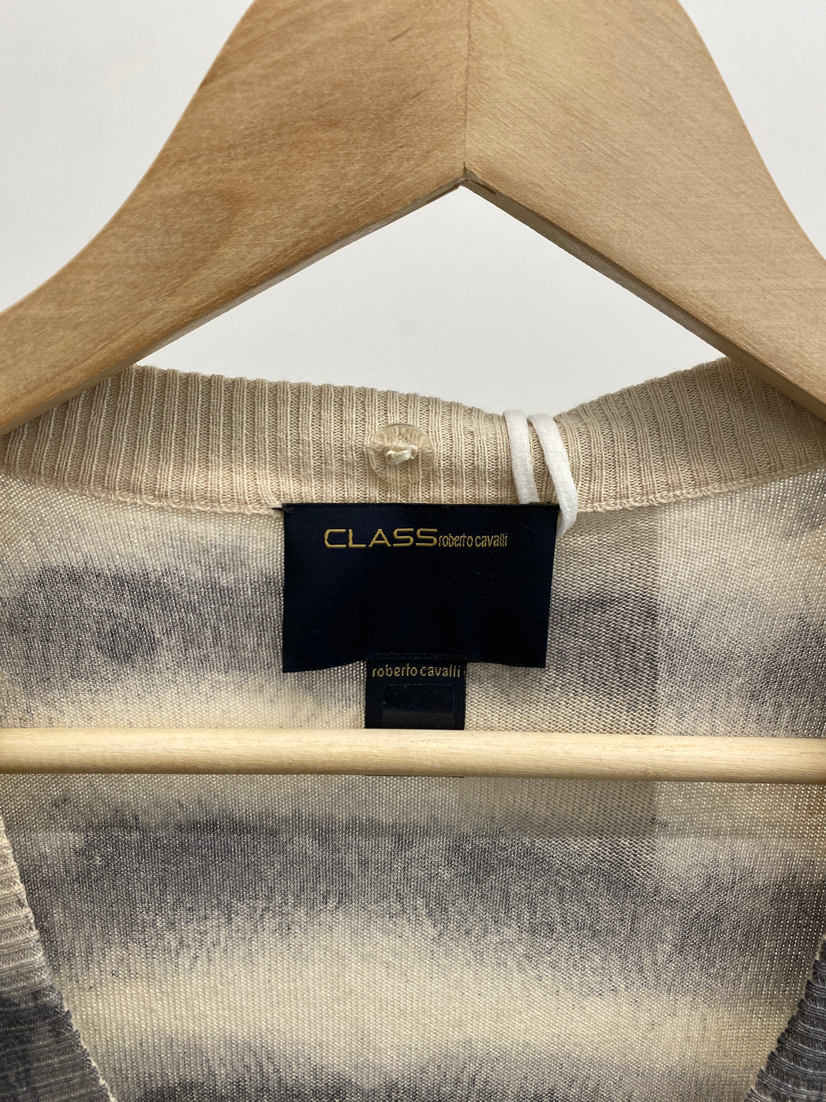 Roberto Cavalli Fall/Winter 2010 silk and cashmere cardigan (48 IT)