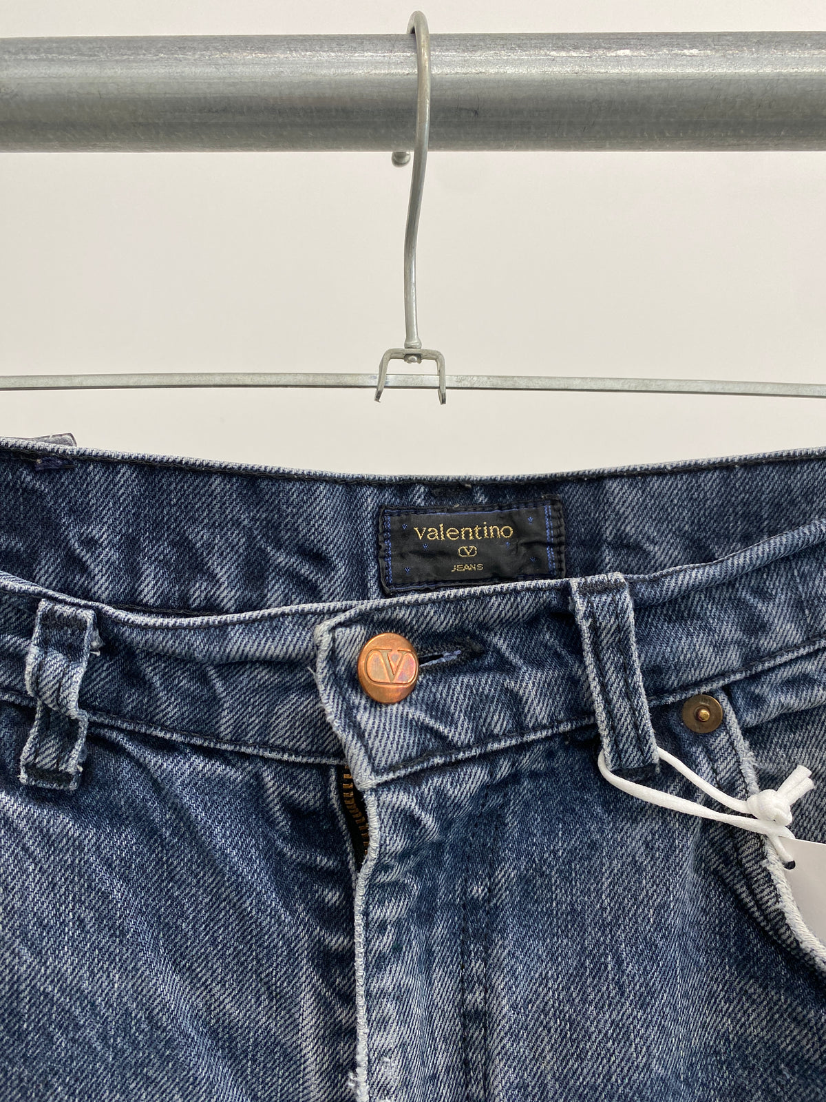 Valentino straight blue jeans (38)