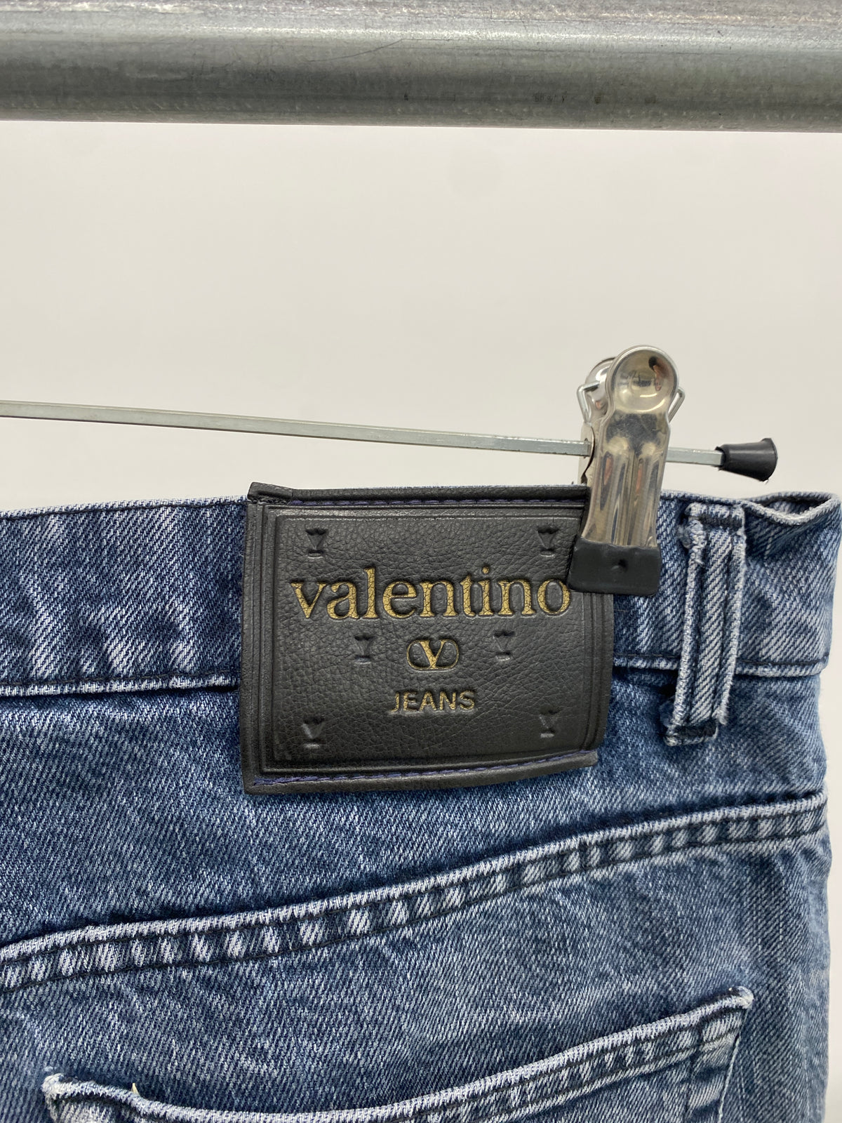 Valentino straight blue jeans (38)