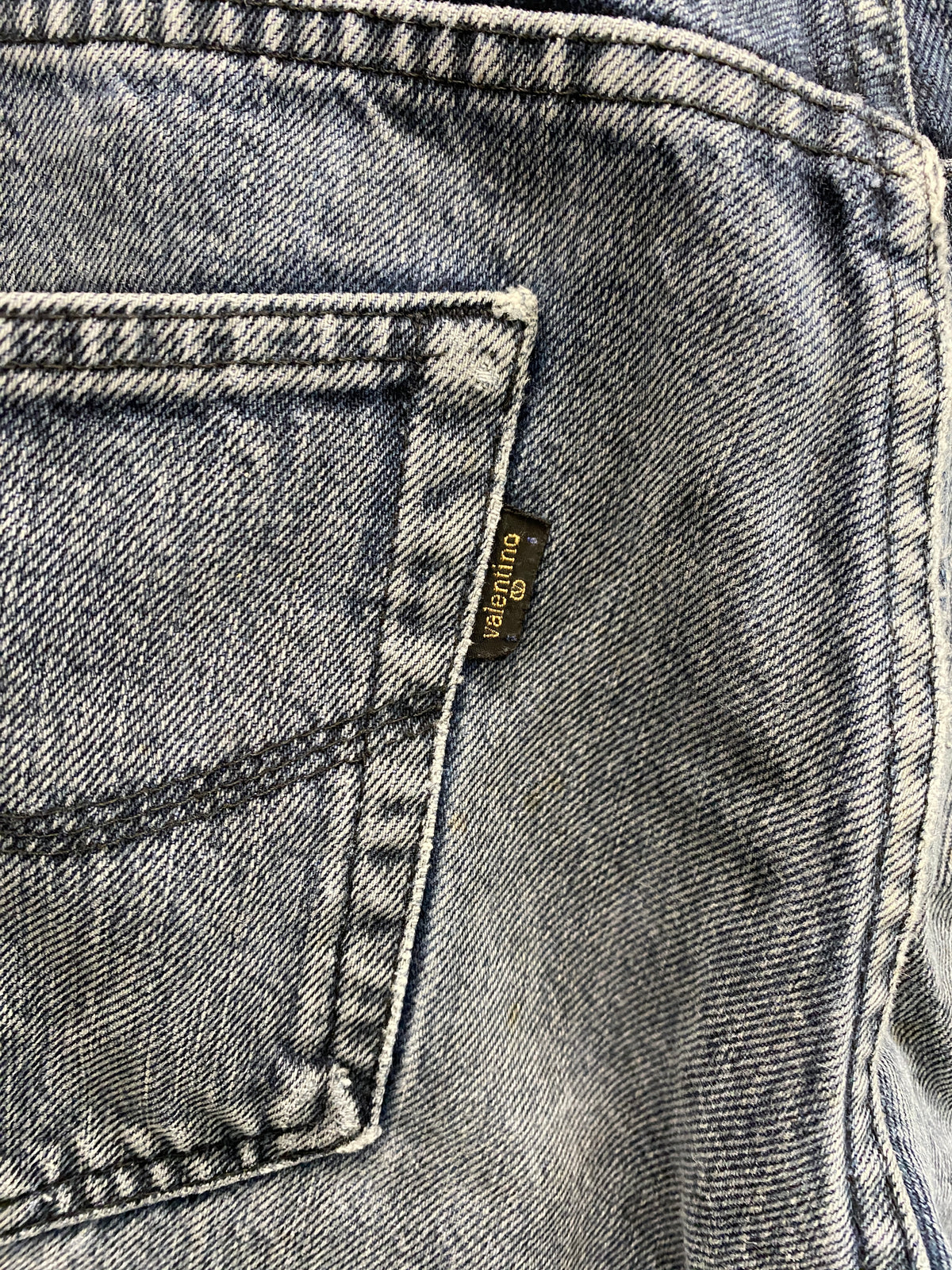 Valentino straight blue jeans (38)