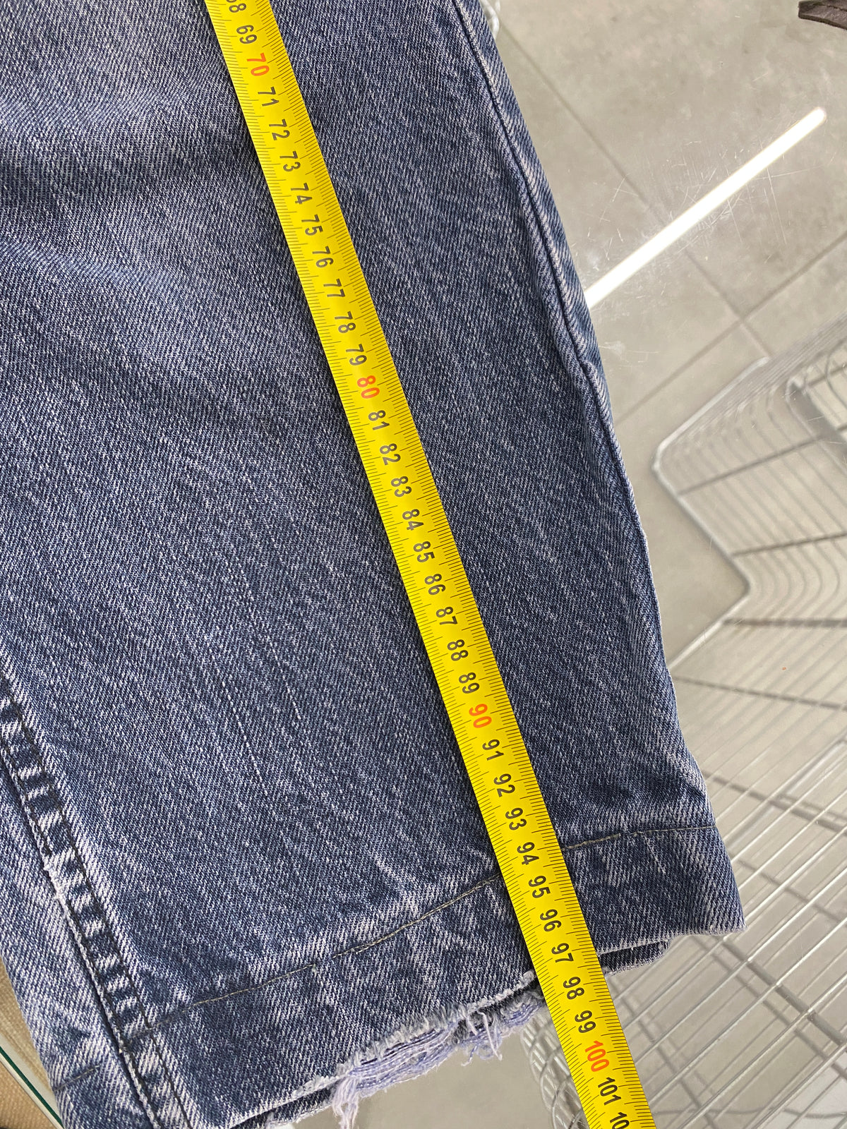 Valentino straight blue jeans (38)