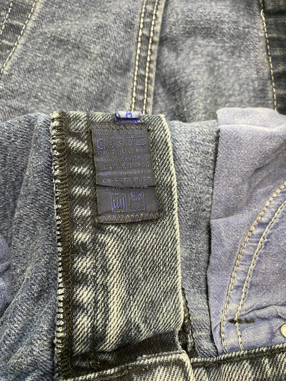 Valentino straight blue jeans (38)
