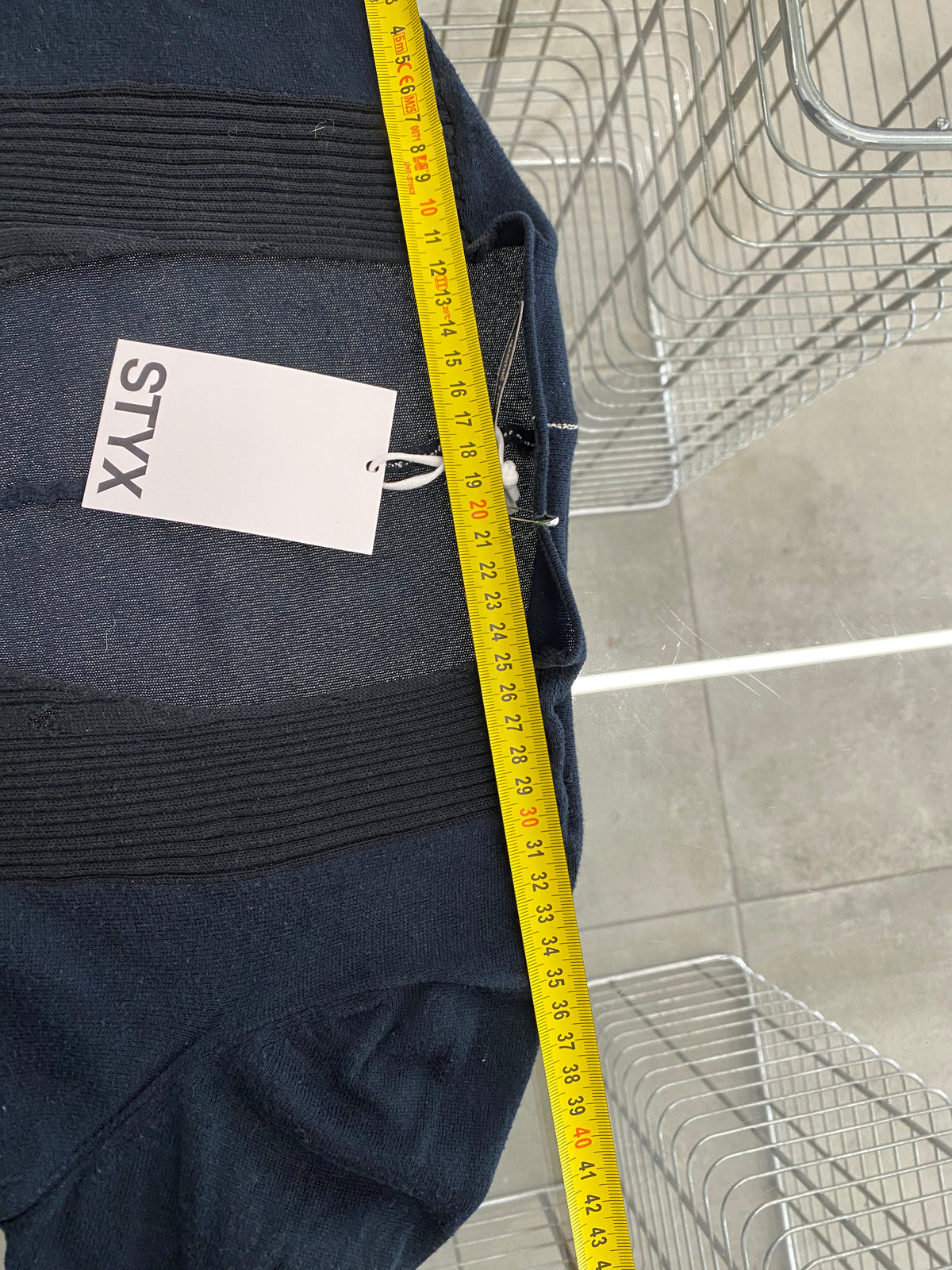 Marithé & François Girbaud navy cardigan (M)