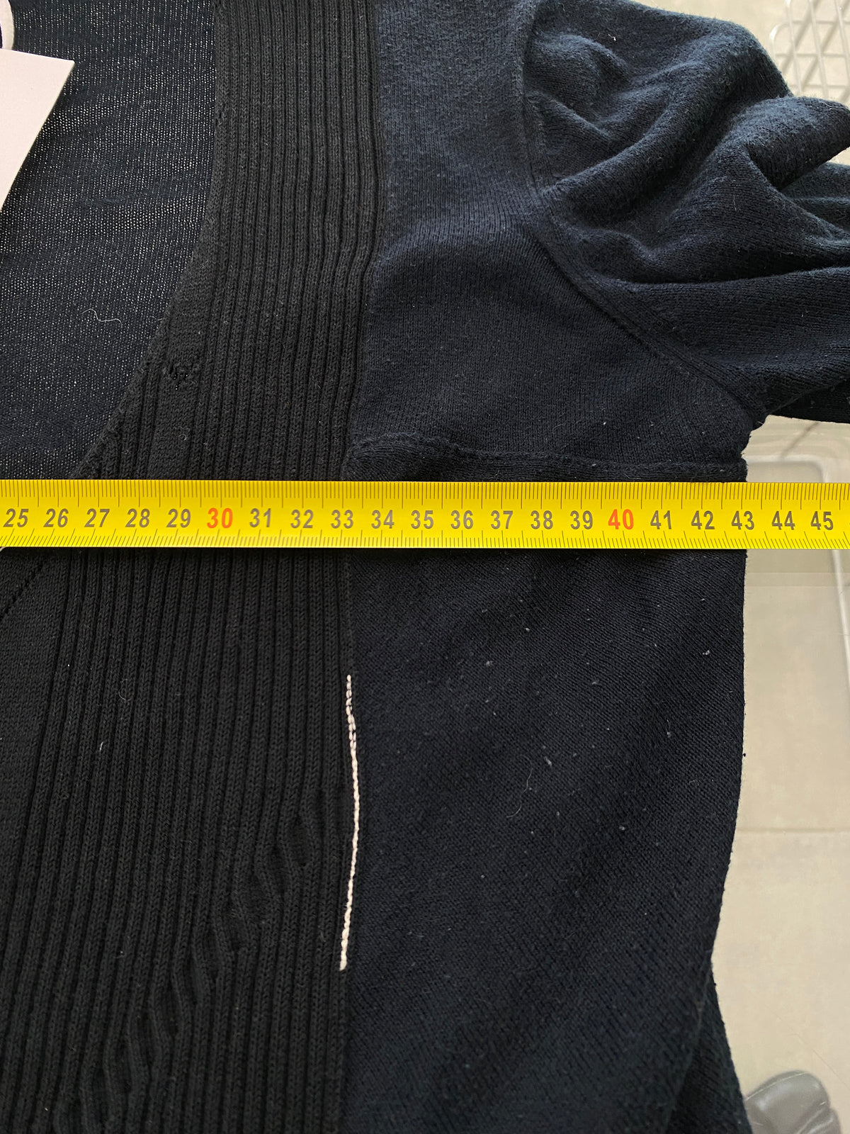 Marithé & François Girbaud navy cardigan (M)