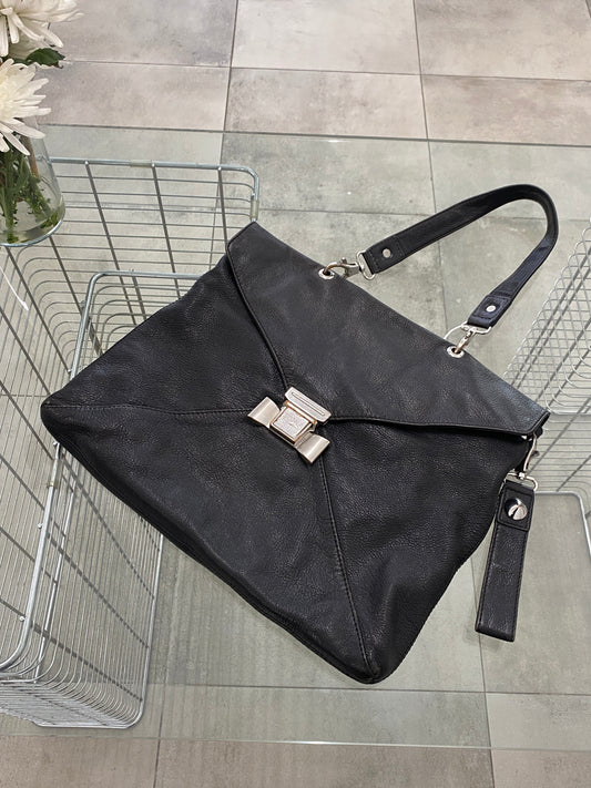Sonia Rykiel black leather bag