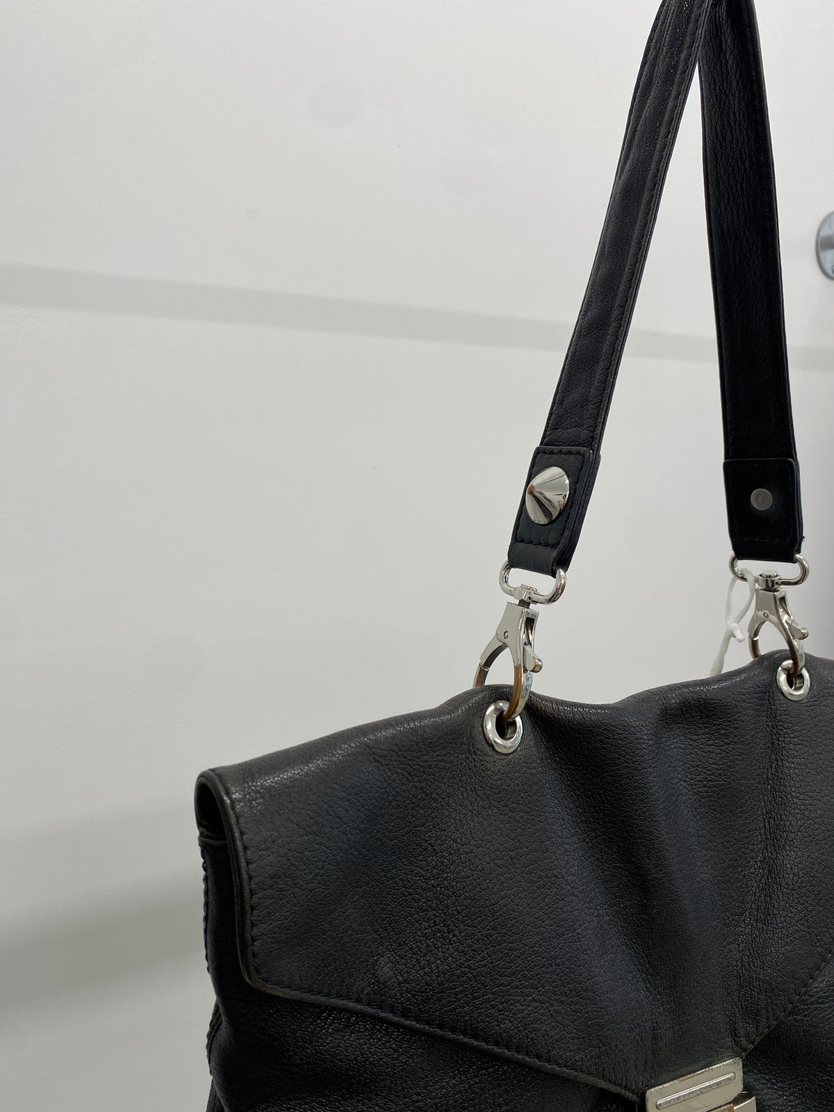 Sonia Rykiel black leather bag