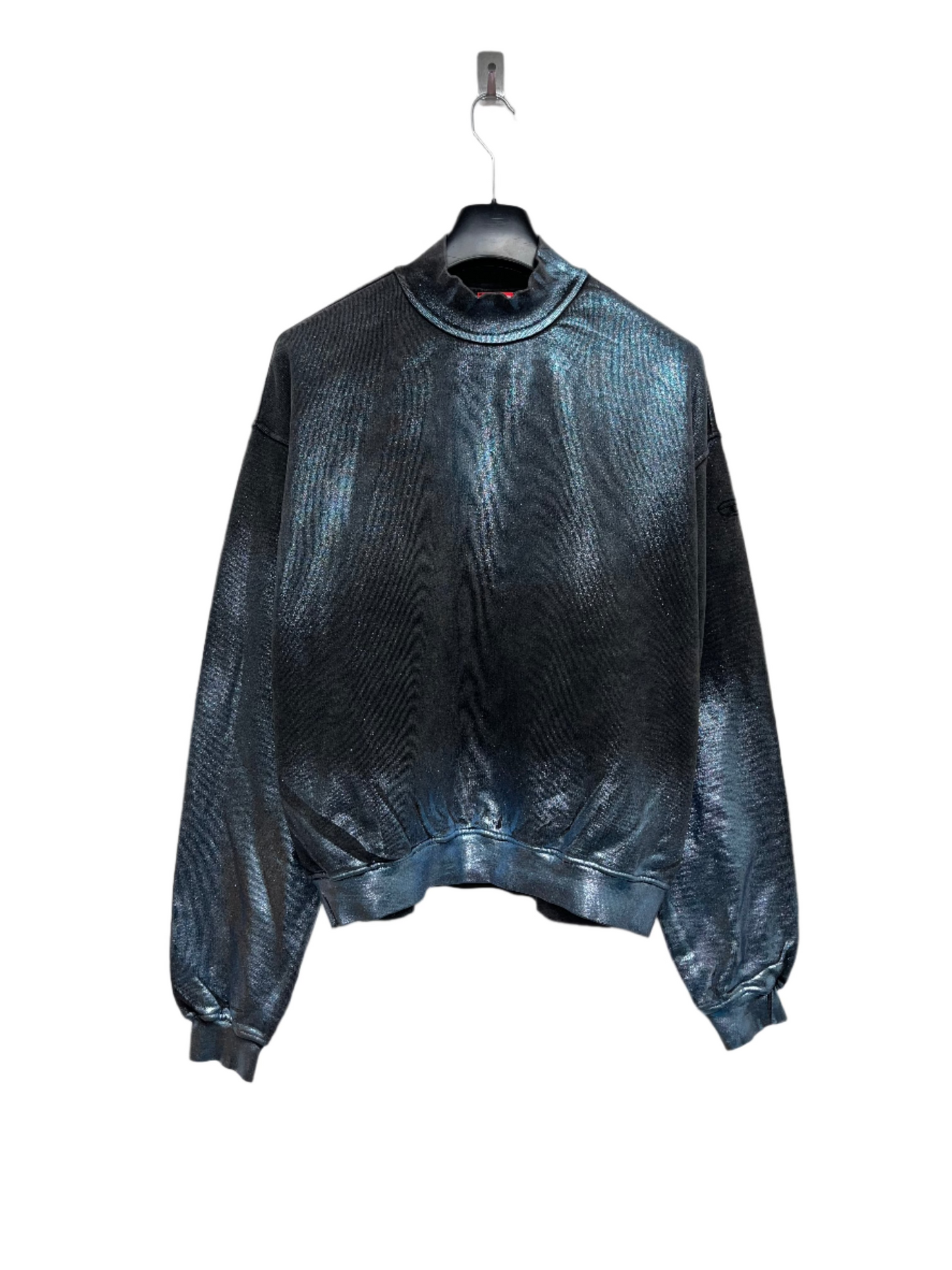 DIESEL blue glitter sweatshirt (M)