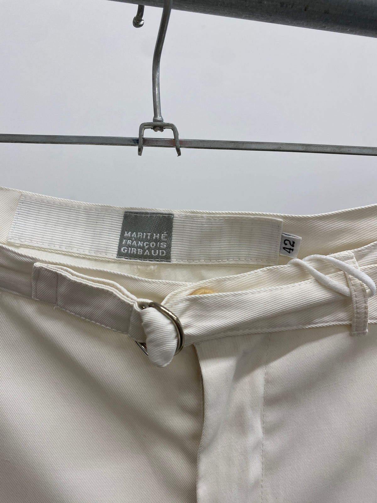 Marithé & François Girbaud white trousers (42)