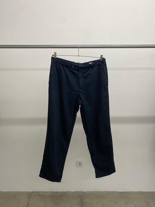 Ermenegildo Zegna navy cotton trousers (52)