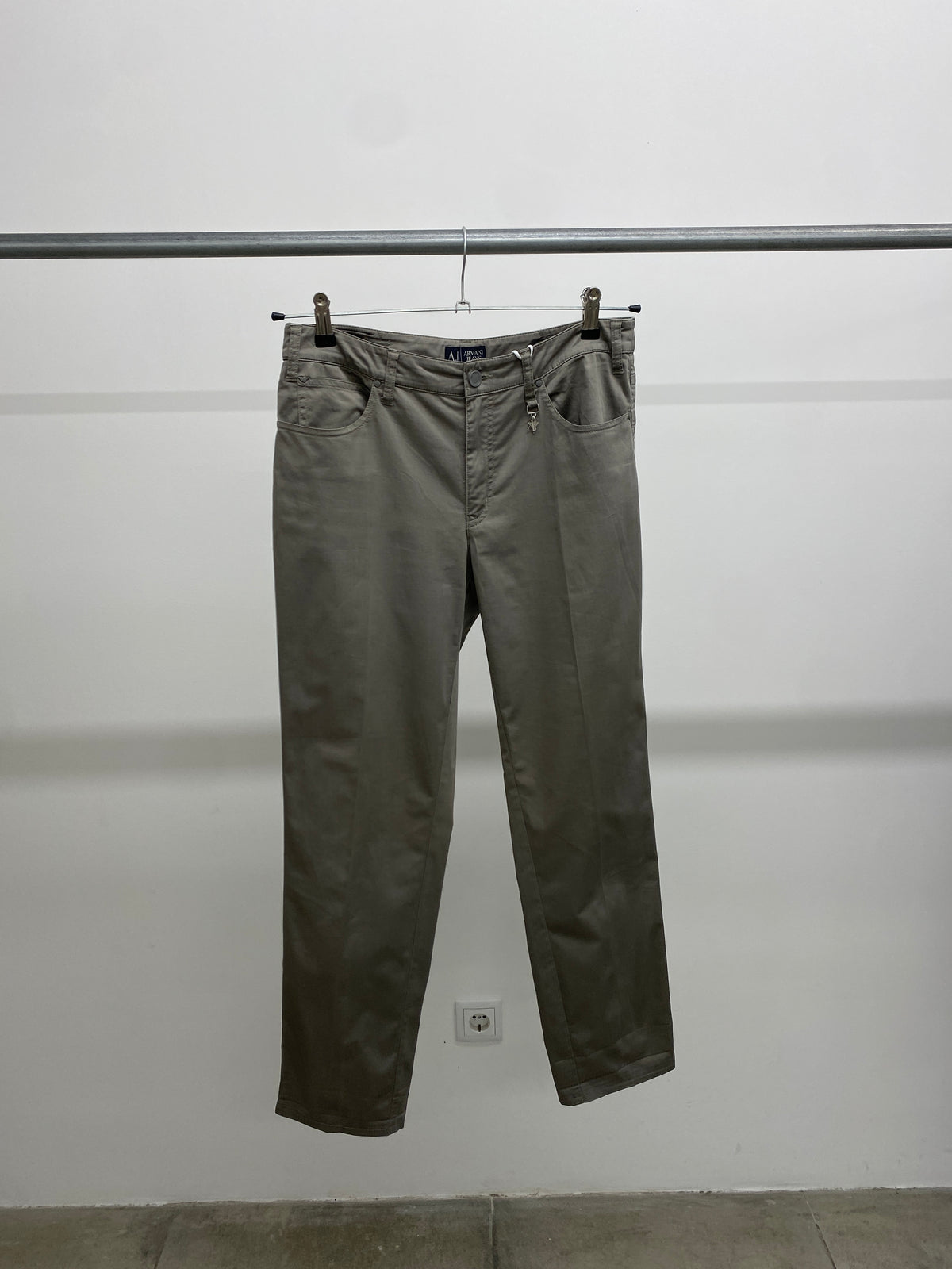 Armani Jeans grey cotton trousers (40)