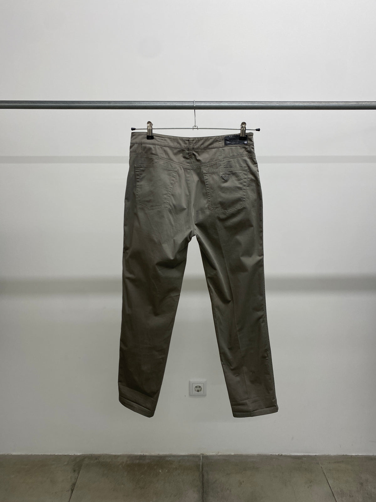 Armani Jeans grey cotton trousers (40)