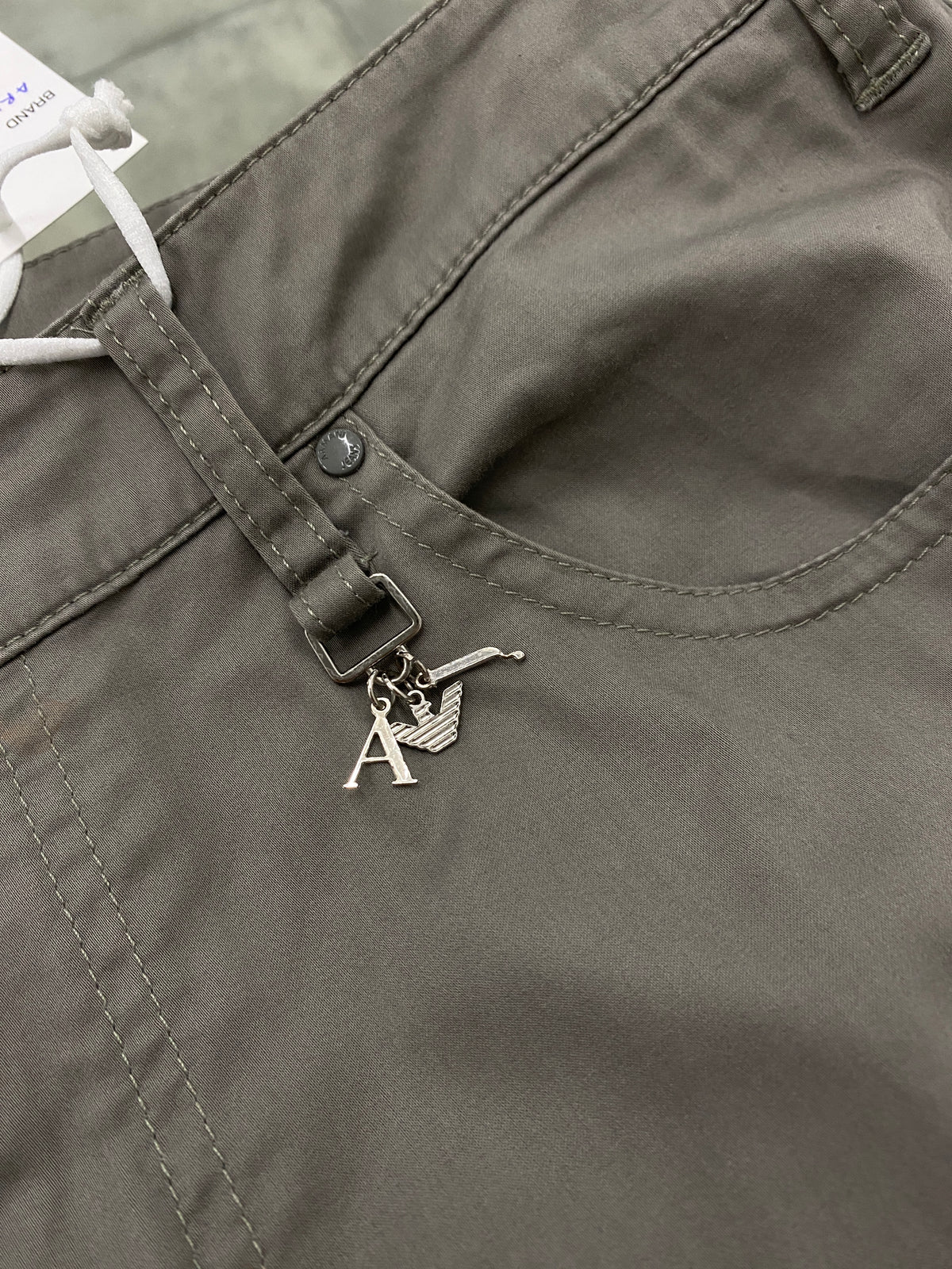 Armani Jeans grey cotton trousers (40)