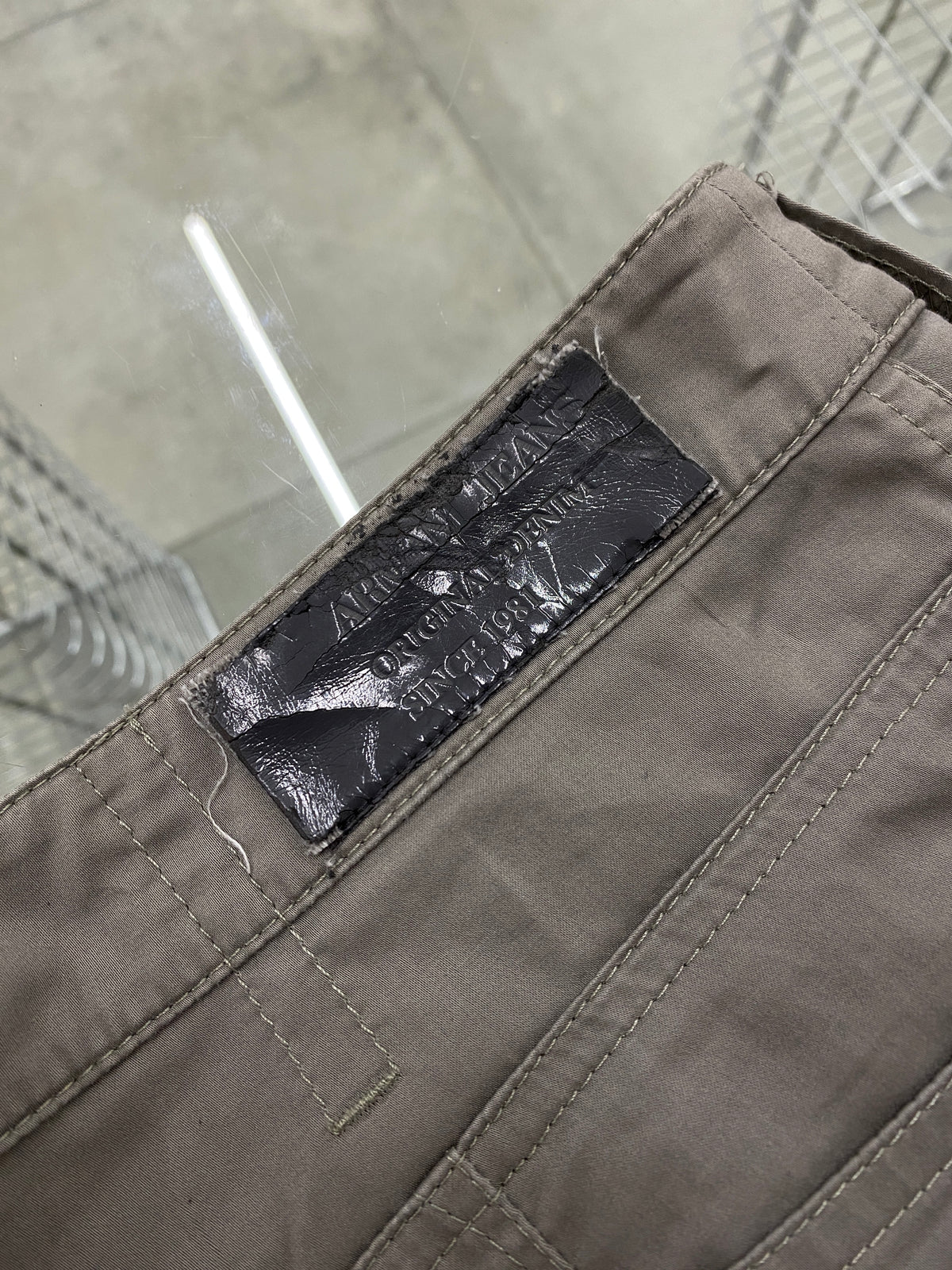 Armani Jeans grey cotton trousers (40)