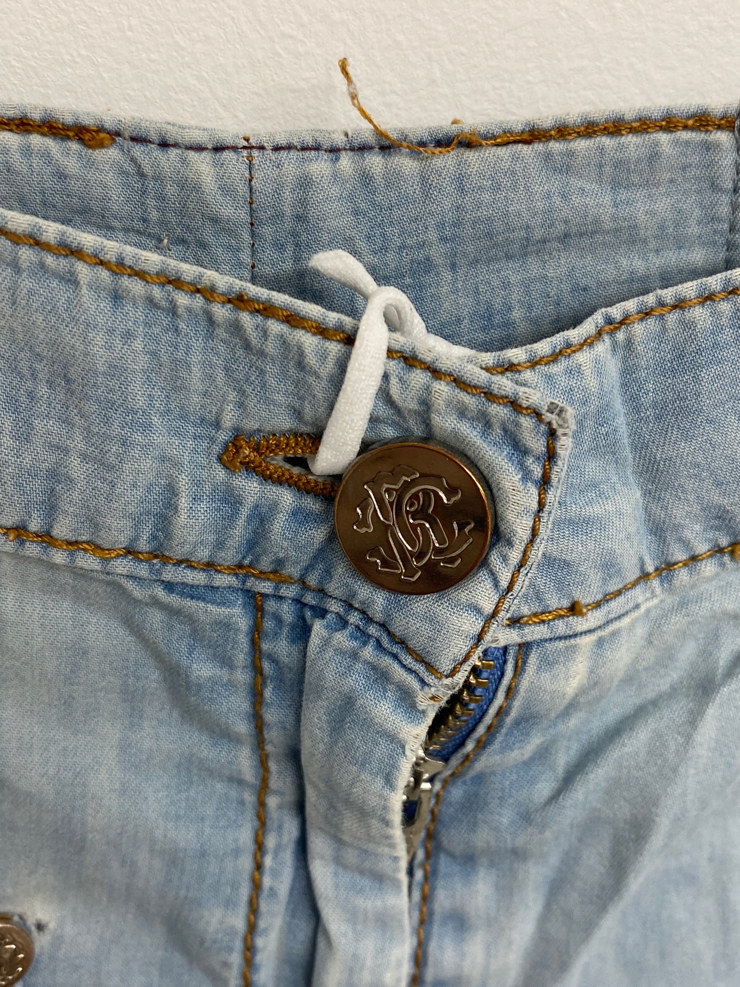 ROBERTO CAVALLI light denim trousers (M/L)