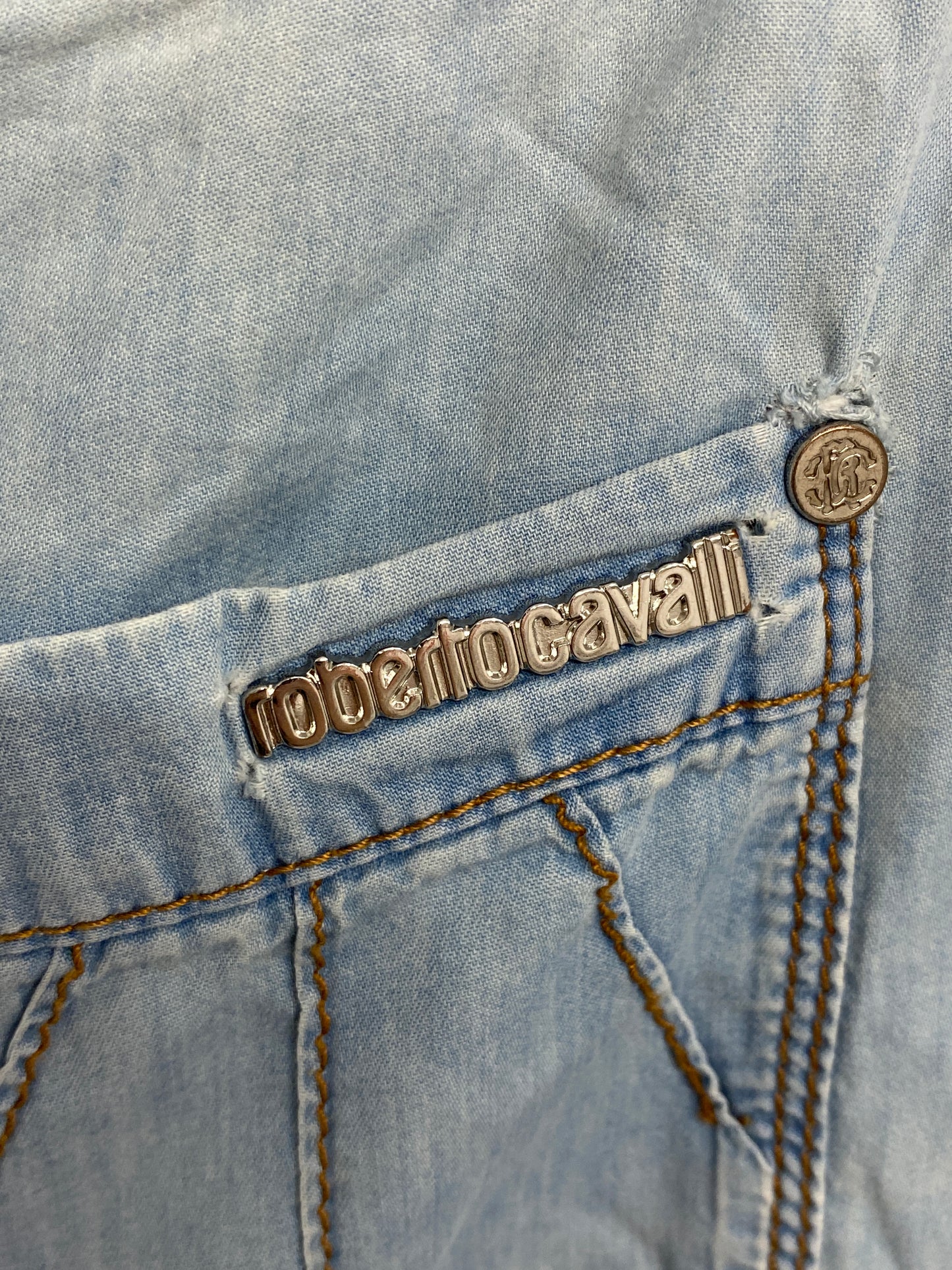 ROBERTO CAVALLI light denim trousers (M/L)