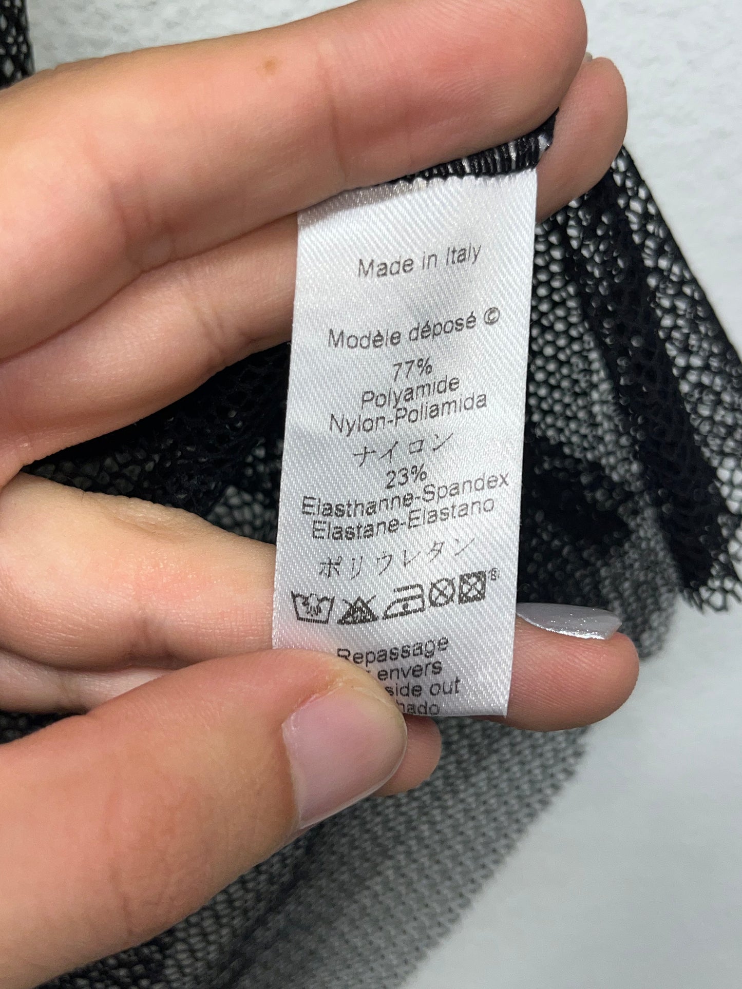 KENZO black sleeveless mesh top (M)