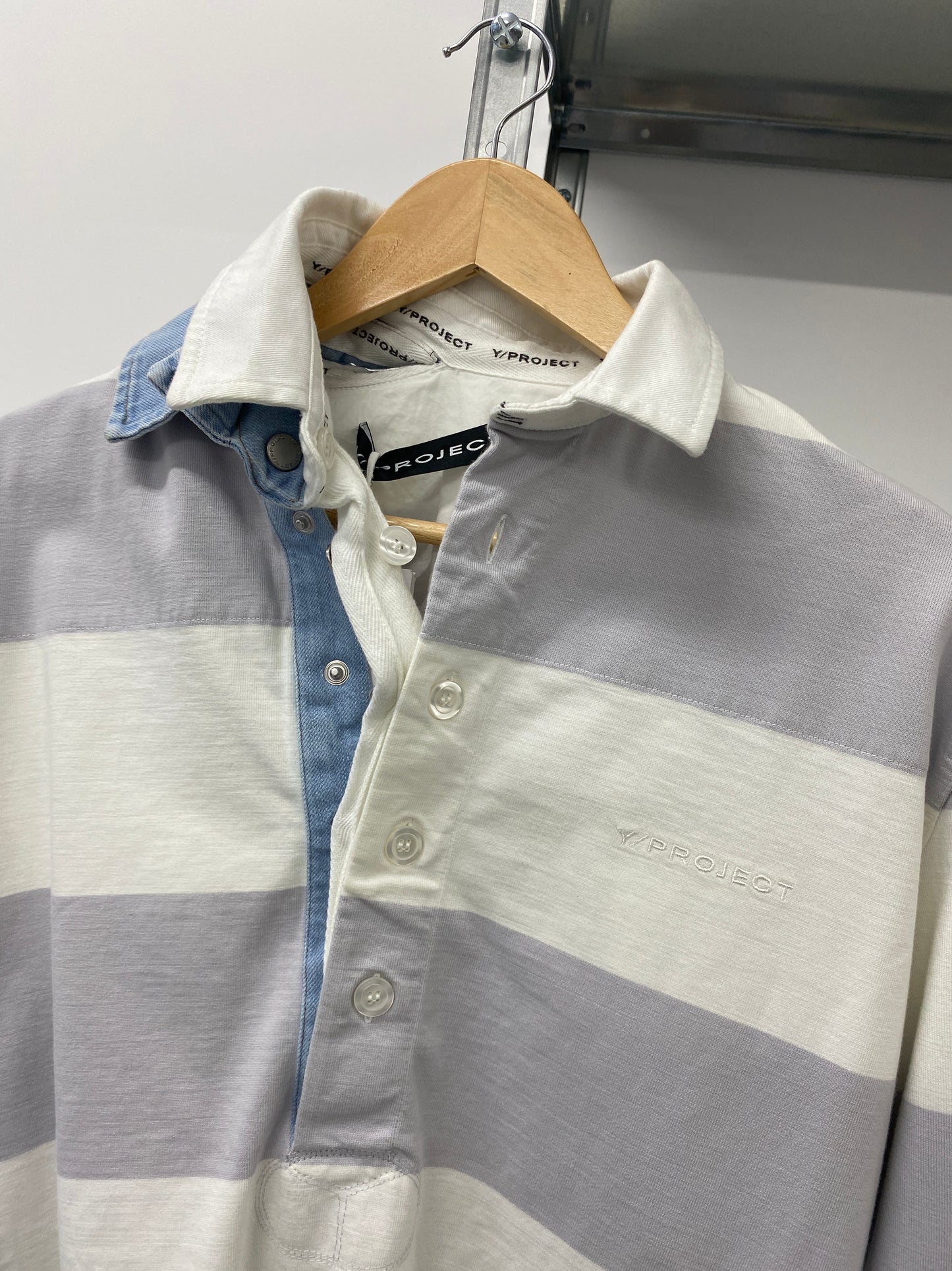 Y/PROJECT double collar polo sweater (S/M)