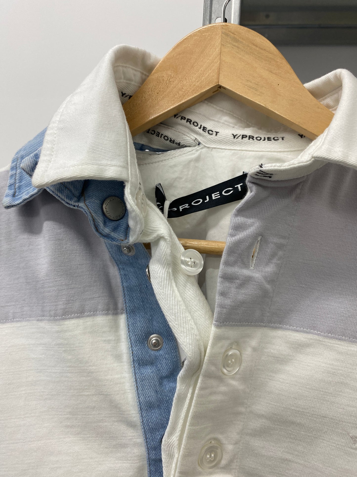 Y/PROJECT double collar polo sweater (S/M)