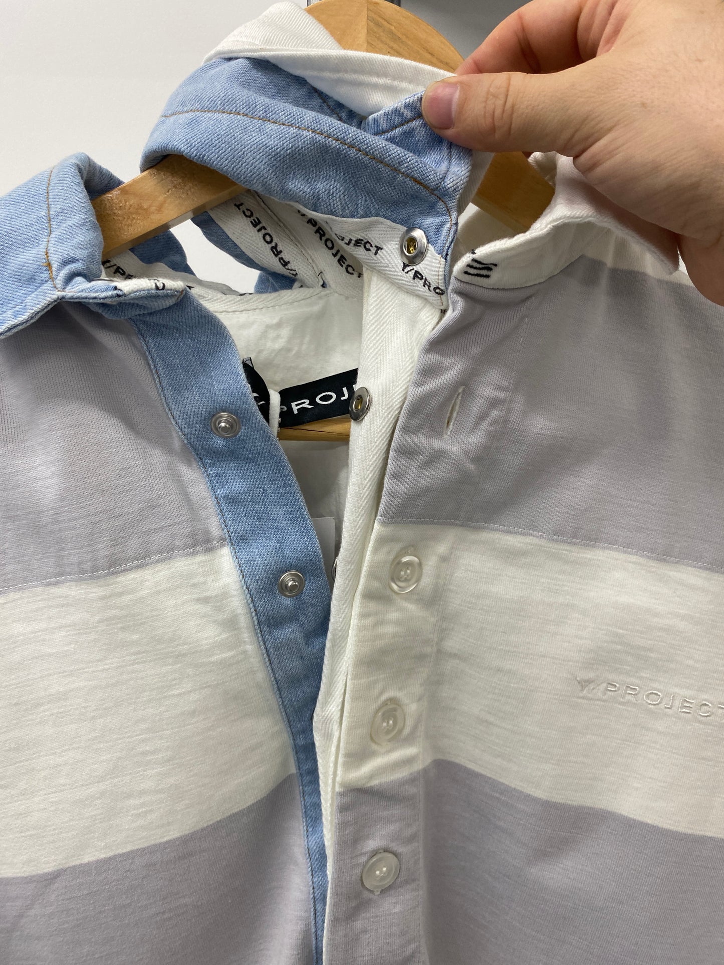 Y/PROJECT double collar polo sweater (S/M)