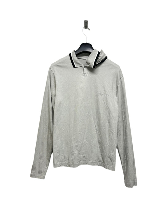Y/PROJECT grey double collar polo (M)