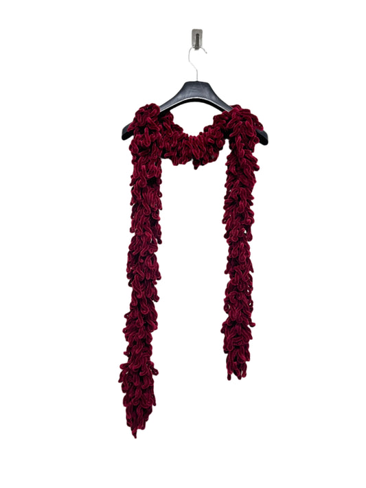 VINTAGE burgundy scarf