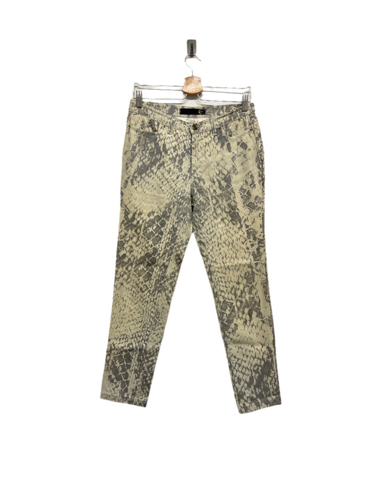 ROBERTO CAVALLI snakeskin print trousers (S/M)