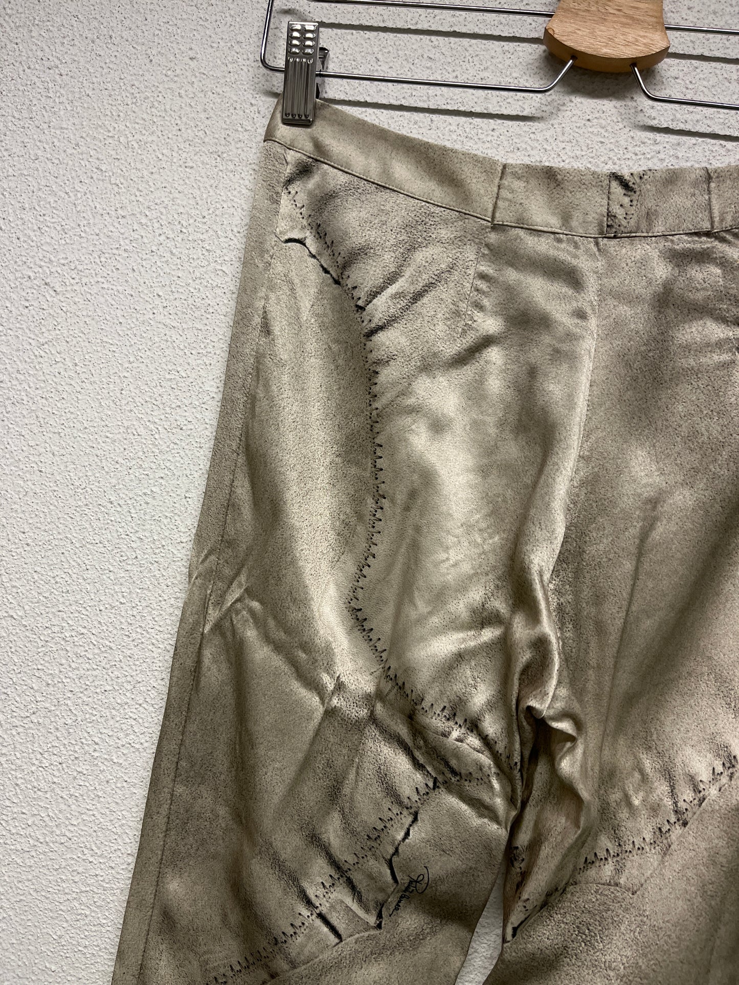 ROBERTO CAVALLI silk trousers (XS)