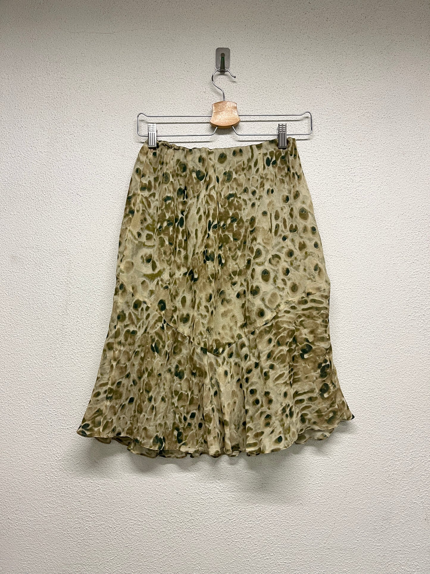 KENZO mesh silk abstract skirt (L/XL)