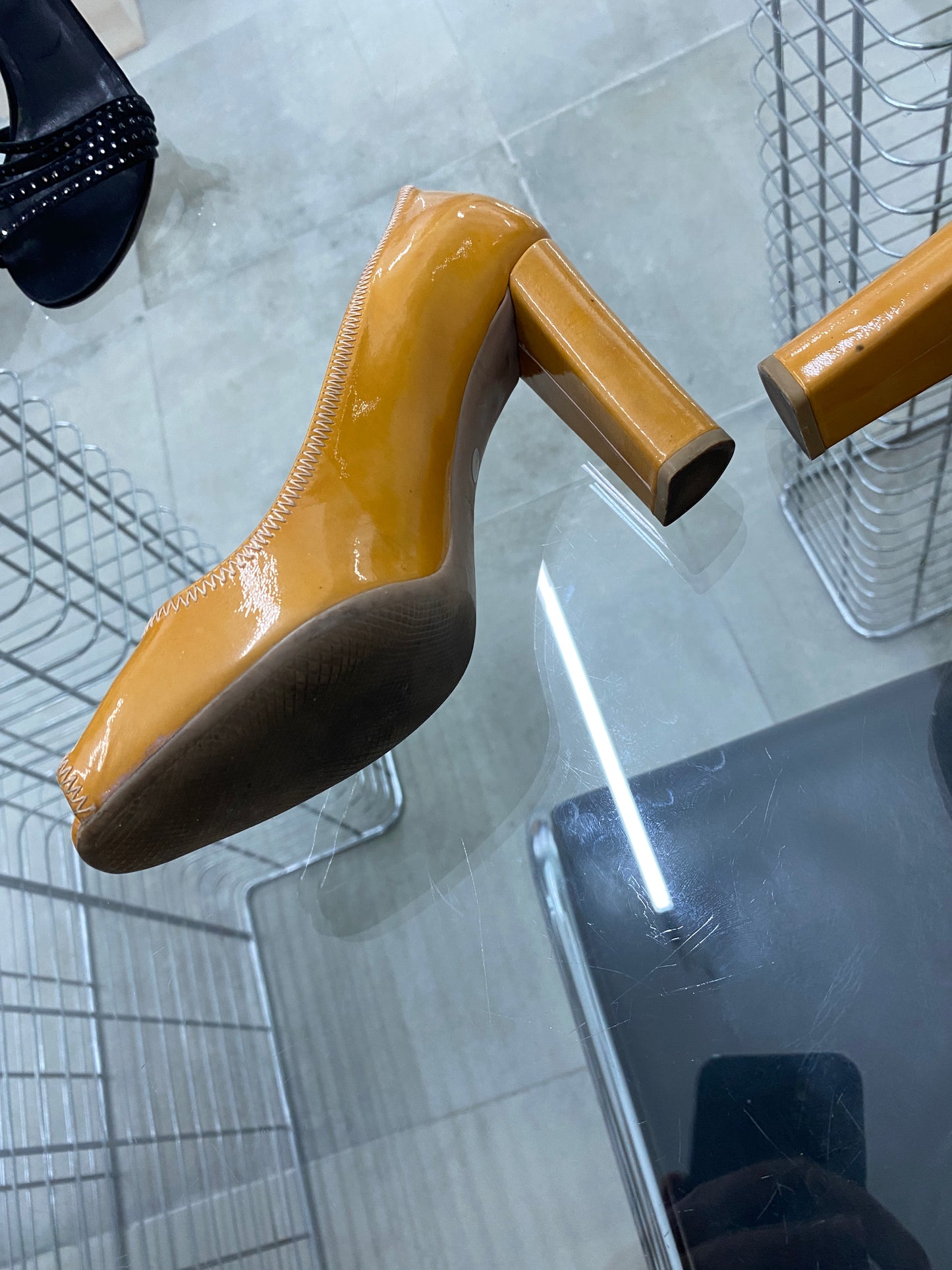 PRADA open toe heels (35it/36eu)