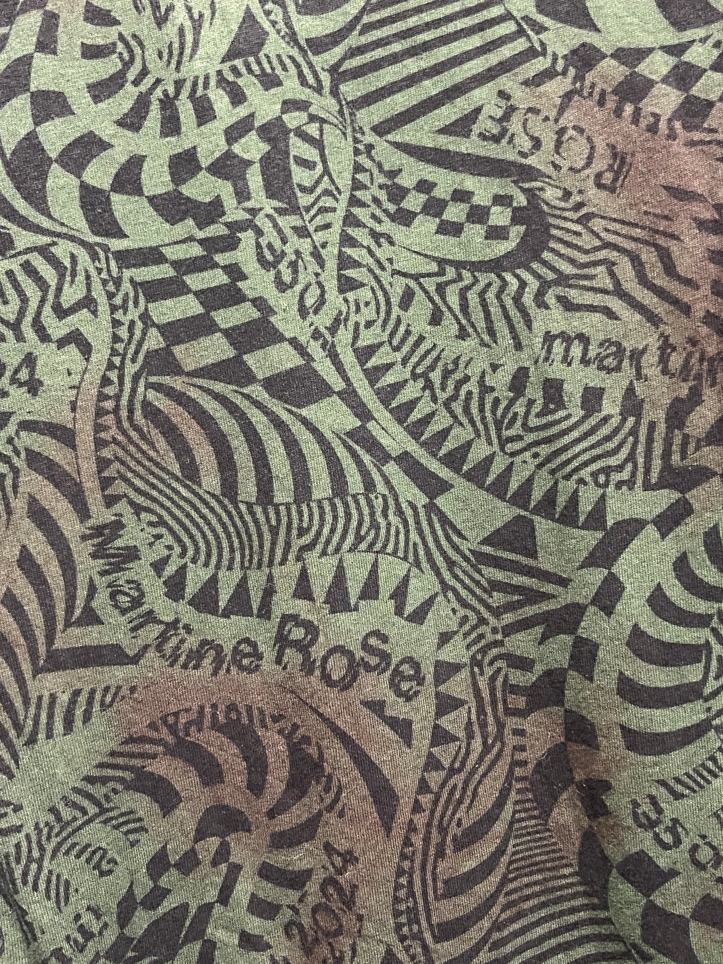 MARTINE ROSE "same same" longsleeve (XXS/XS)
