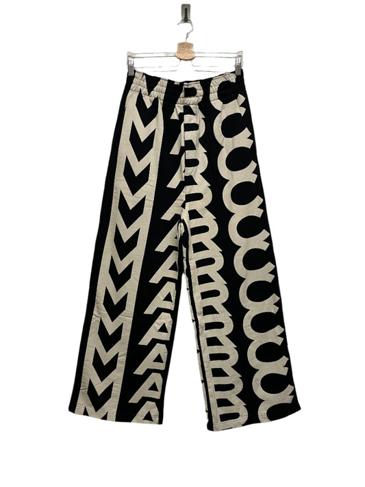 MARC JACOBS black and beige logo sweatpants (XS/S)