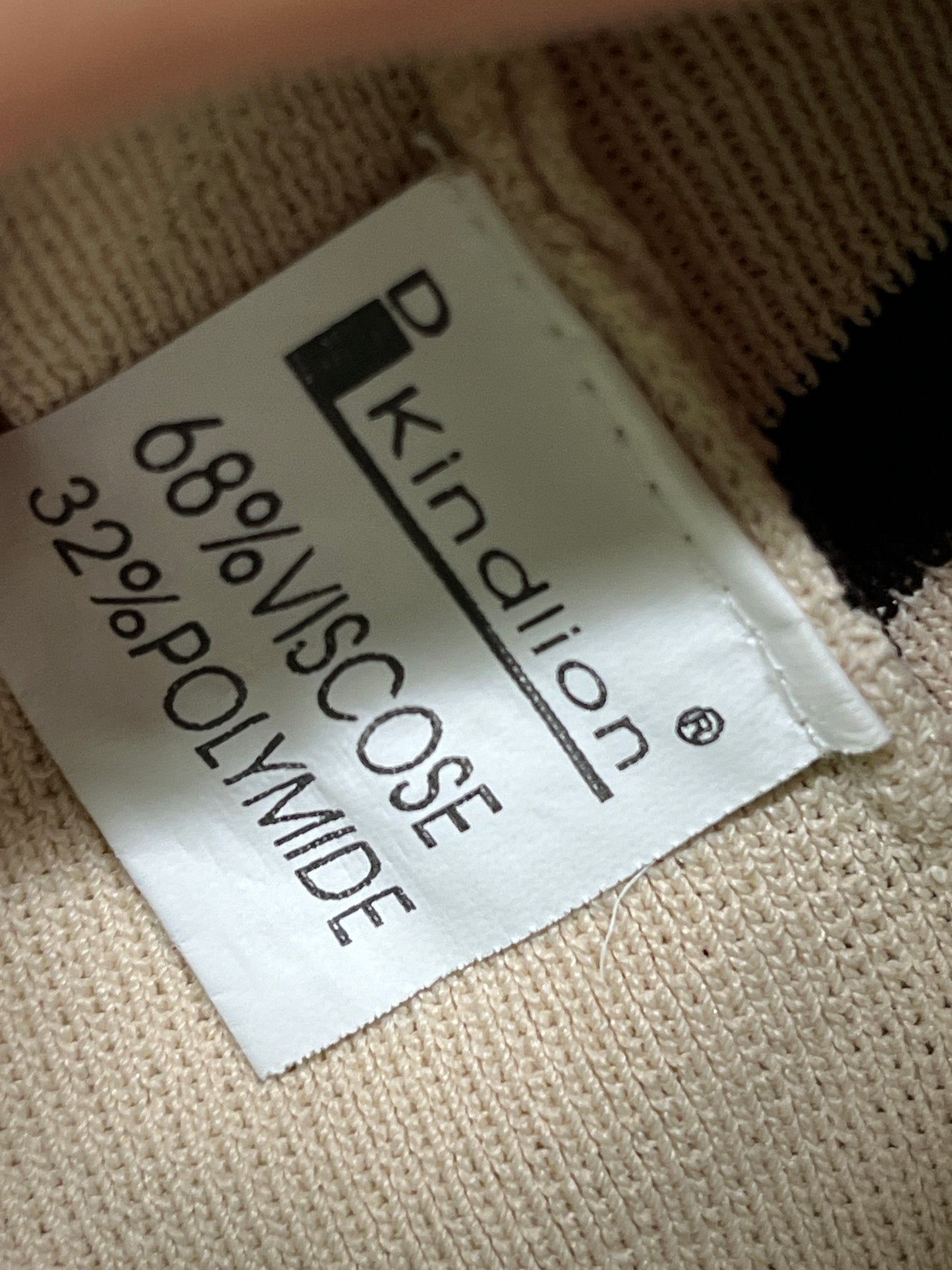 VINTAGE beige viscose cardigan with buttons (S/M)