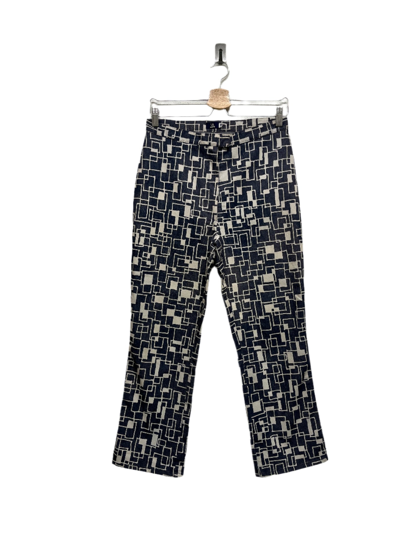 VINTAGE abstract pattern trousers (S/M)