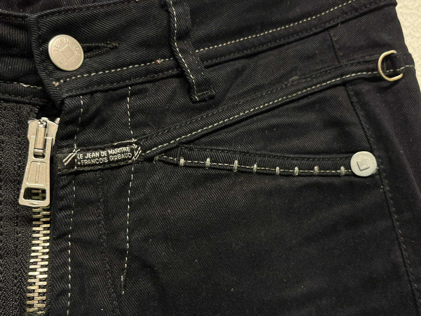 MARITHÉ & FRANÇOIS GIRBAUD bootcut snap-off button trousers (M)