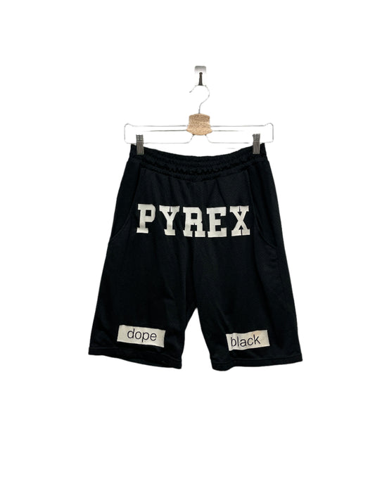PYREX by Virgil Abloh rare black graphic shorts (XS)