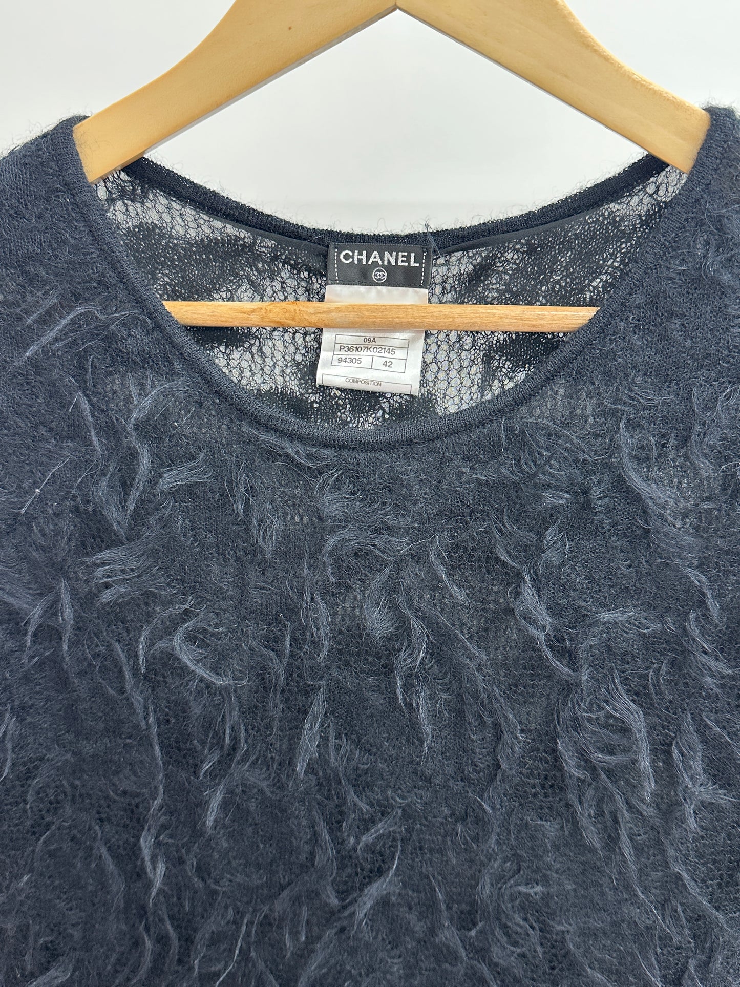 Chanel FW 2009 mohair and silk dress (XL)