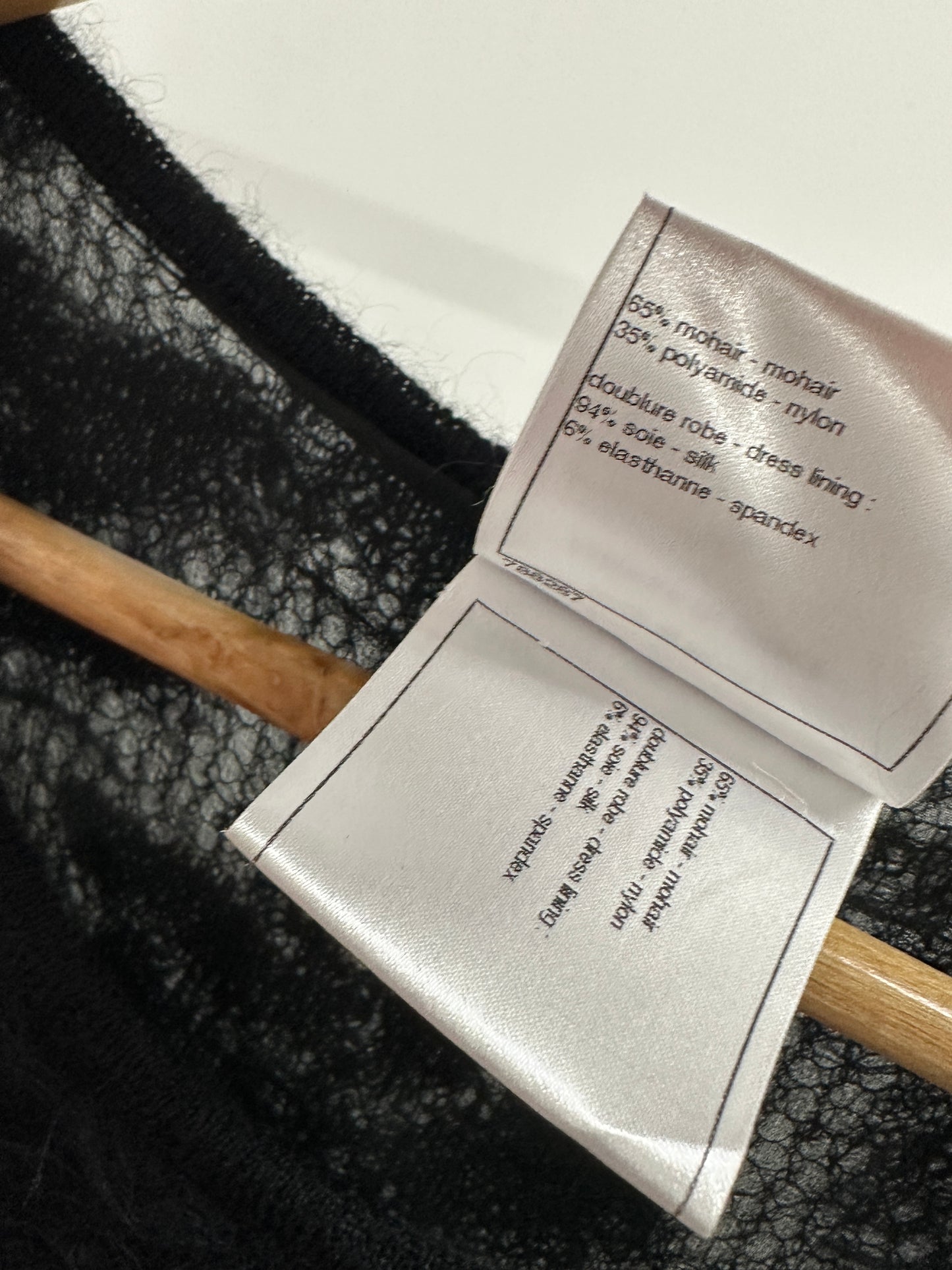 Chanel FW 2009 mohair and silk dress (XL)