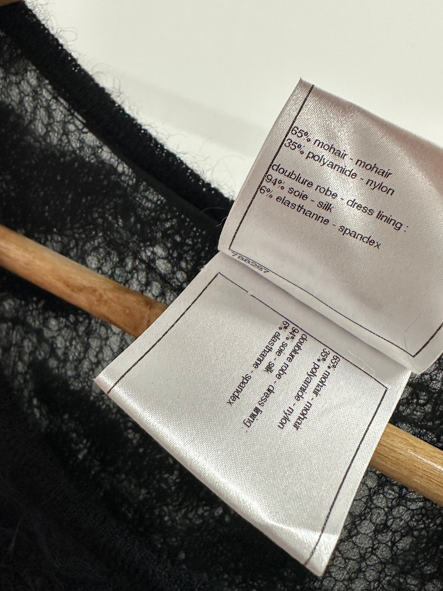 Chanel FW 2009 mohair and silk dress (XL)