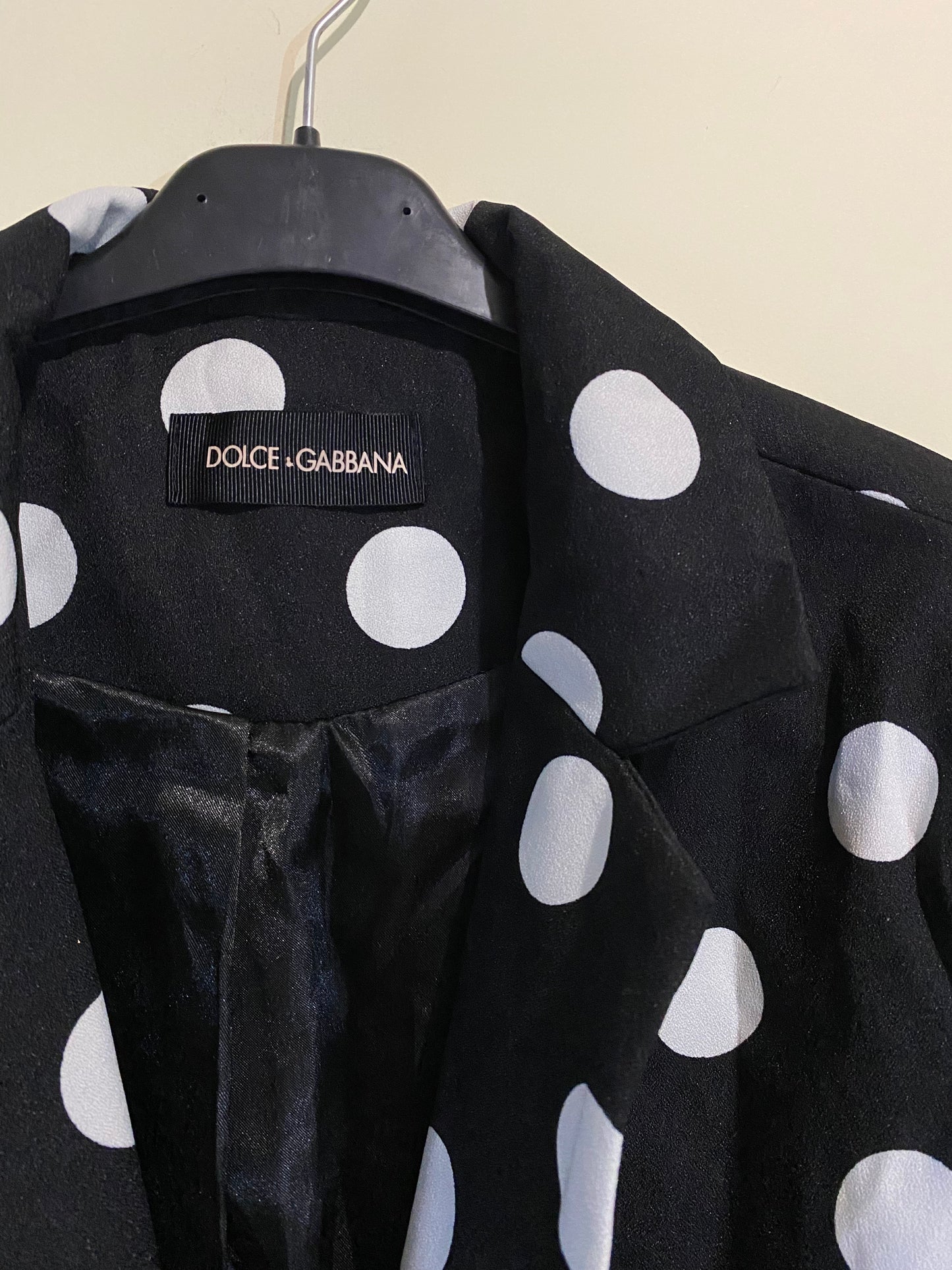 DOLCE & GABBANA polka-dot blazer (L)