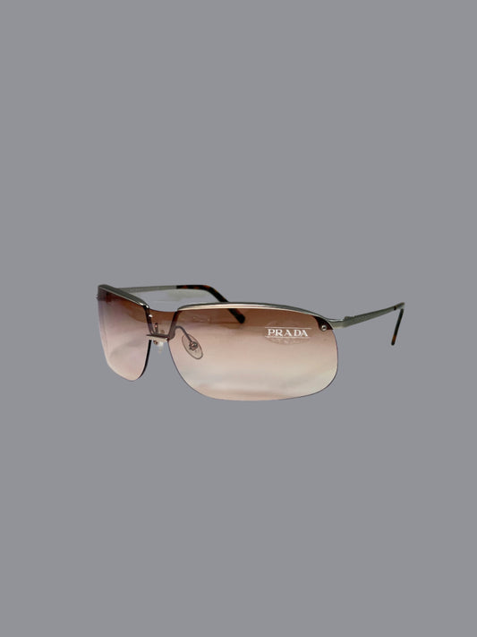 PRADA silver sunglasses