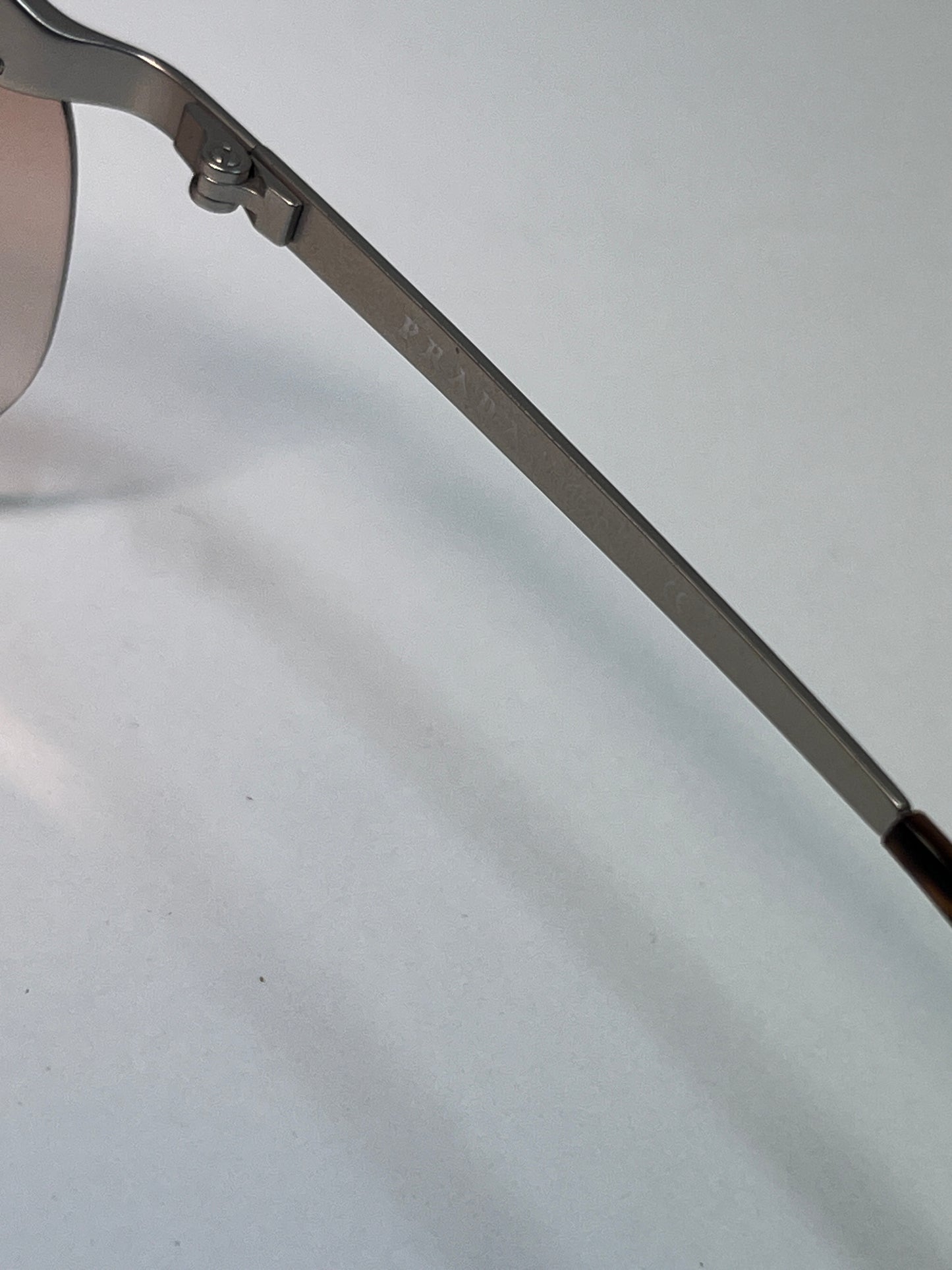 PRADA silver sunglasses